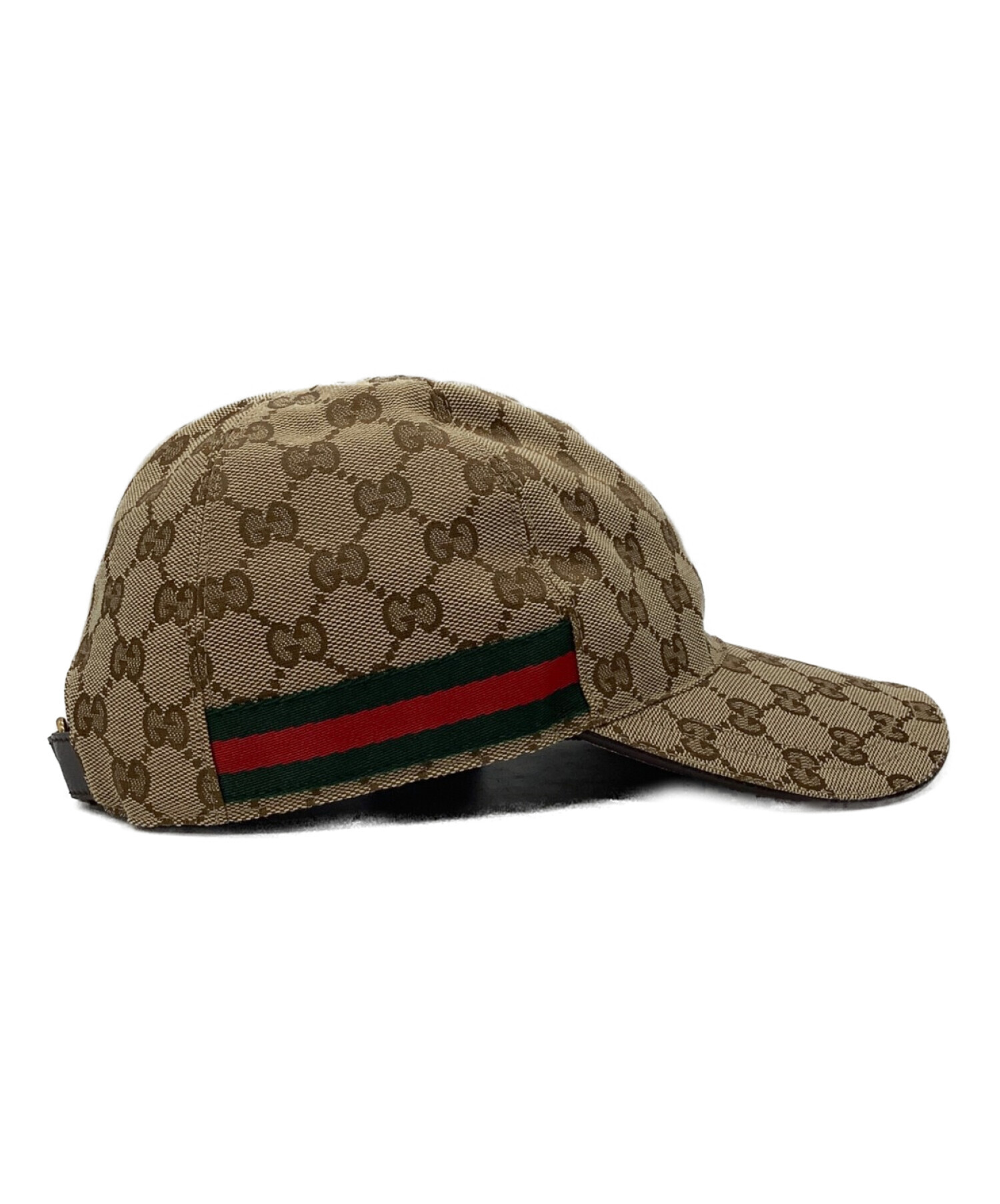 中古・古着通販】GUCCI (グッチ) キャップ ベージュ サイズ:XL 