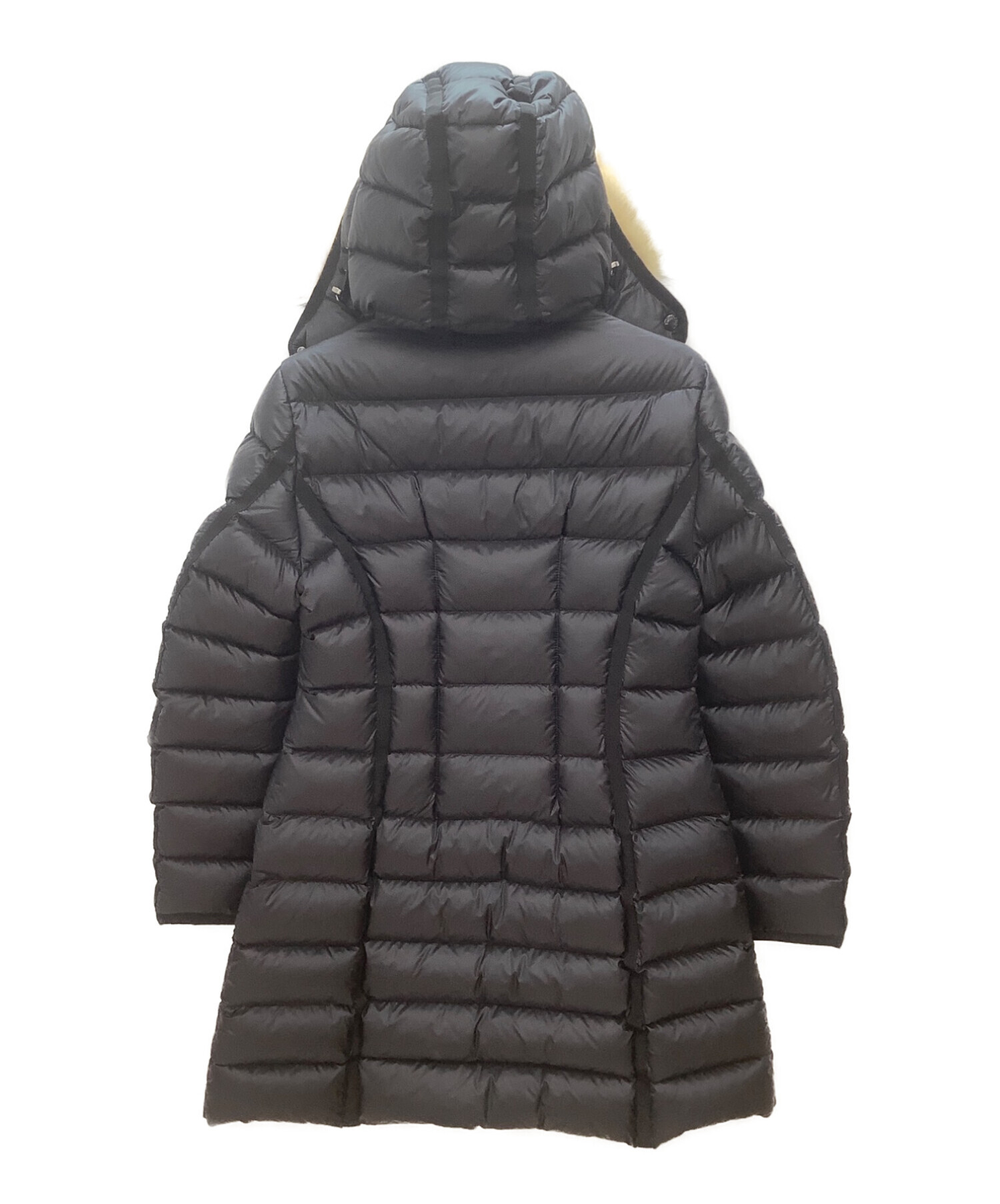 中古・古着通販】MONCLER (モンクレール) ファー付ダウンコート ブラック サイズ:4｜ブランド・古着通販 トレファク公式【TREFAC  FASHION】スマホサイト