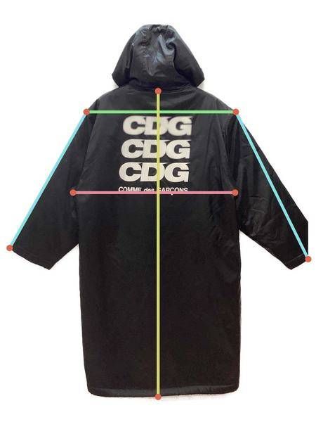 中古・古着通販】COMME des GARCONS (コムデギャルソン) ベンチコート ブラック サイズ:Ｍ｜ブランド・古着通販  トレファク公式【TREFAC FASHION】スマホサイト