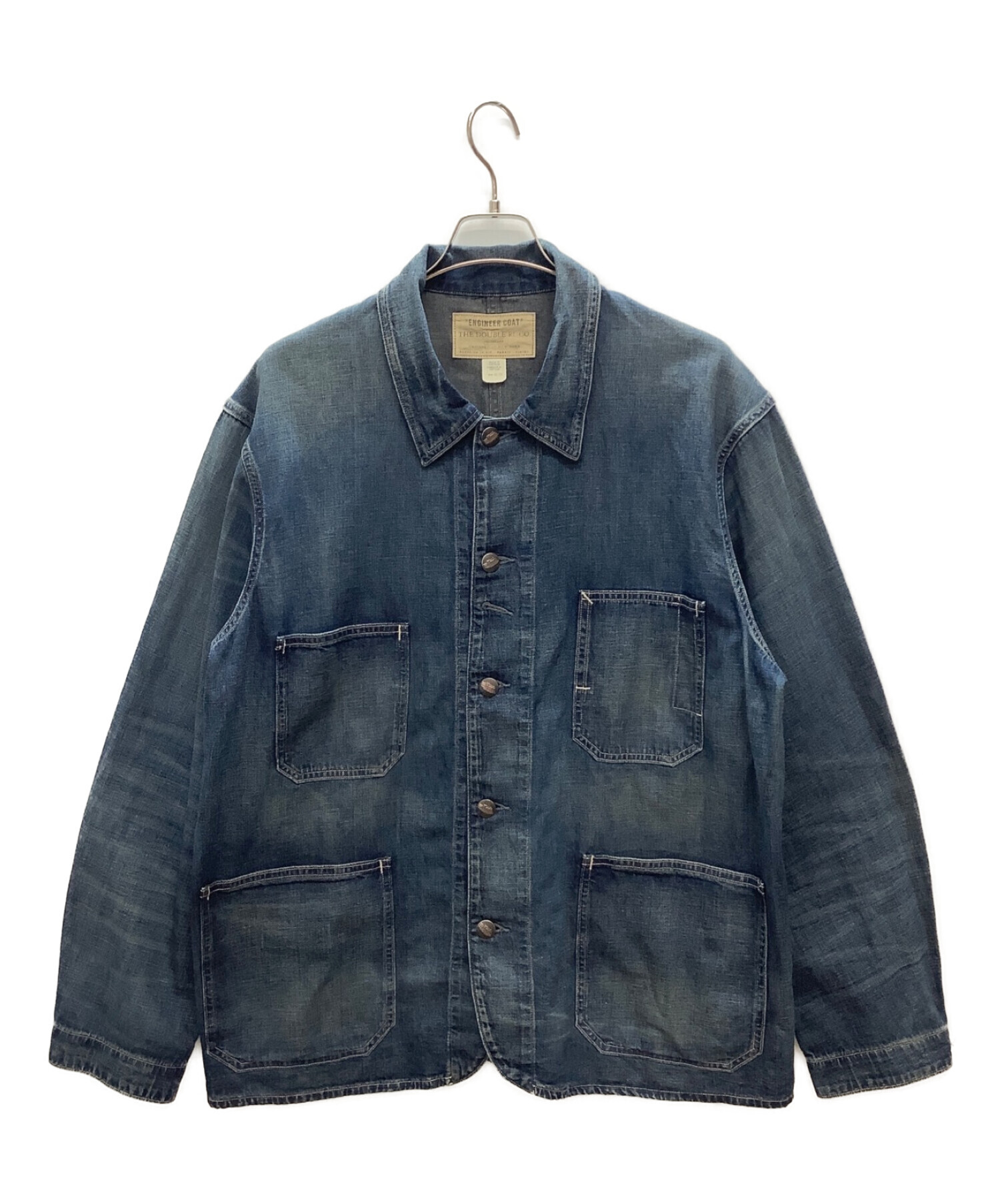 長袖ボタン付きカフス23SS RRL ダブルアールエル デニム エンジニア