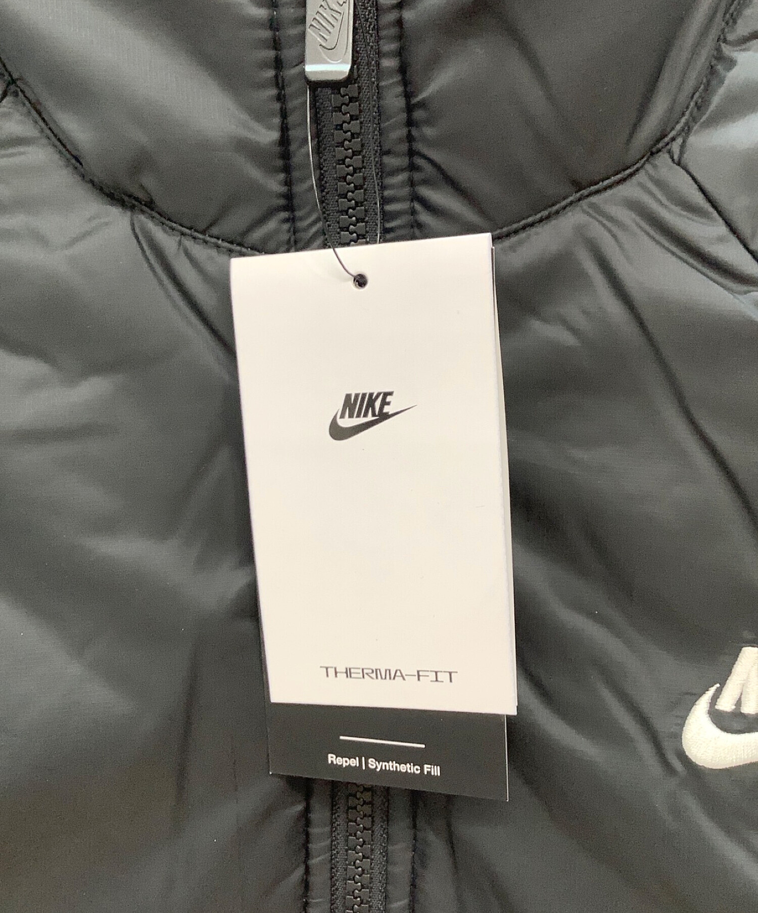 中古・古着通販】NIKE (ナイキ) 中綿ジャケット ブラック サイズ:M 未