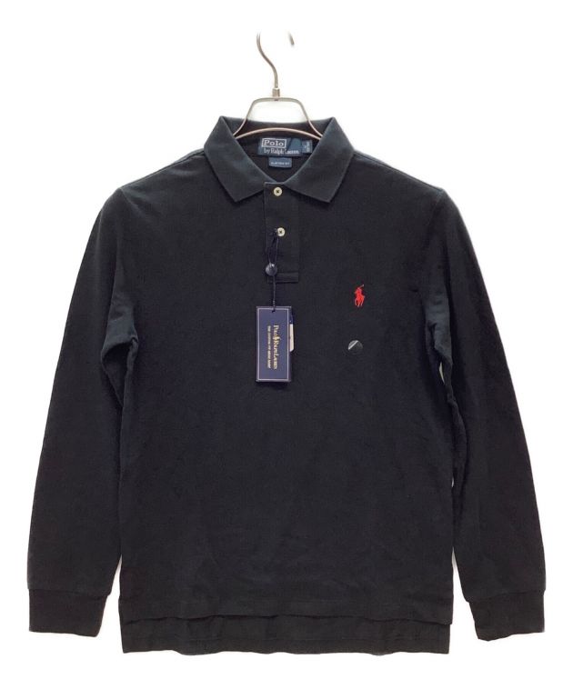 中古・古着通販】POLO RALPH LAUREN (ポロ・ラルフローレン) 長袖ポロシャツ ブラック サイズ:M 未使用品｜ブランド・古着通販  トレファク公式【TREFAC FASHION】スマホサイト