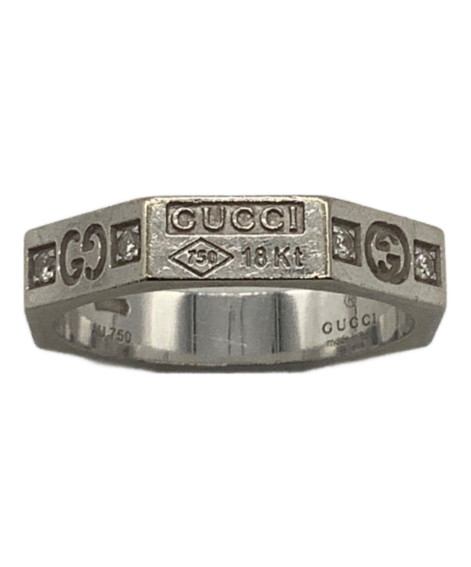 中古・古着通販】GUCCI (グッチ) オクタゴナルリング サイズ:8｜ブランド・古着通販 トレファク公式【TREFAC FASHION】スマホサイト