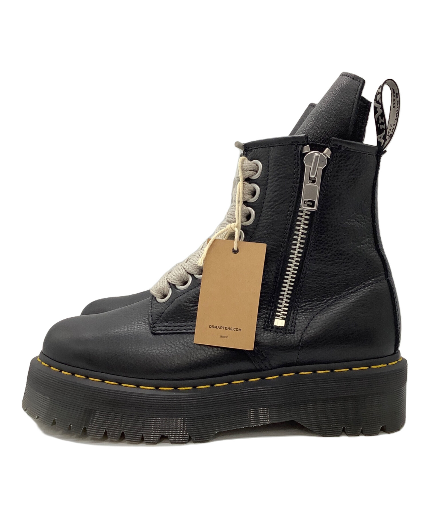 中古・古着通販】Dr.Martens (ドクターマーチン) RICK OWENS (リックオウエンス) 8ホールブーツ ブラック サイズ:9 1/2  UK 未使用品｜ブランド・古着通販 トレファク公式【TREFAC FASHION】スマホサイト