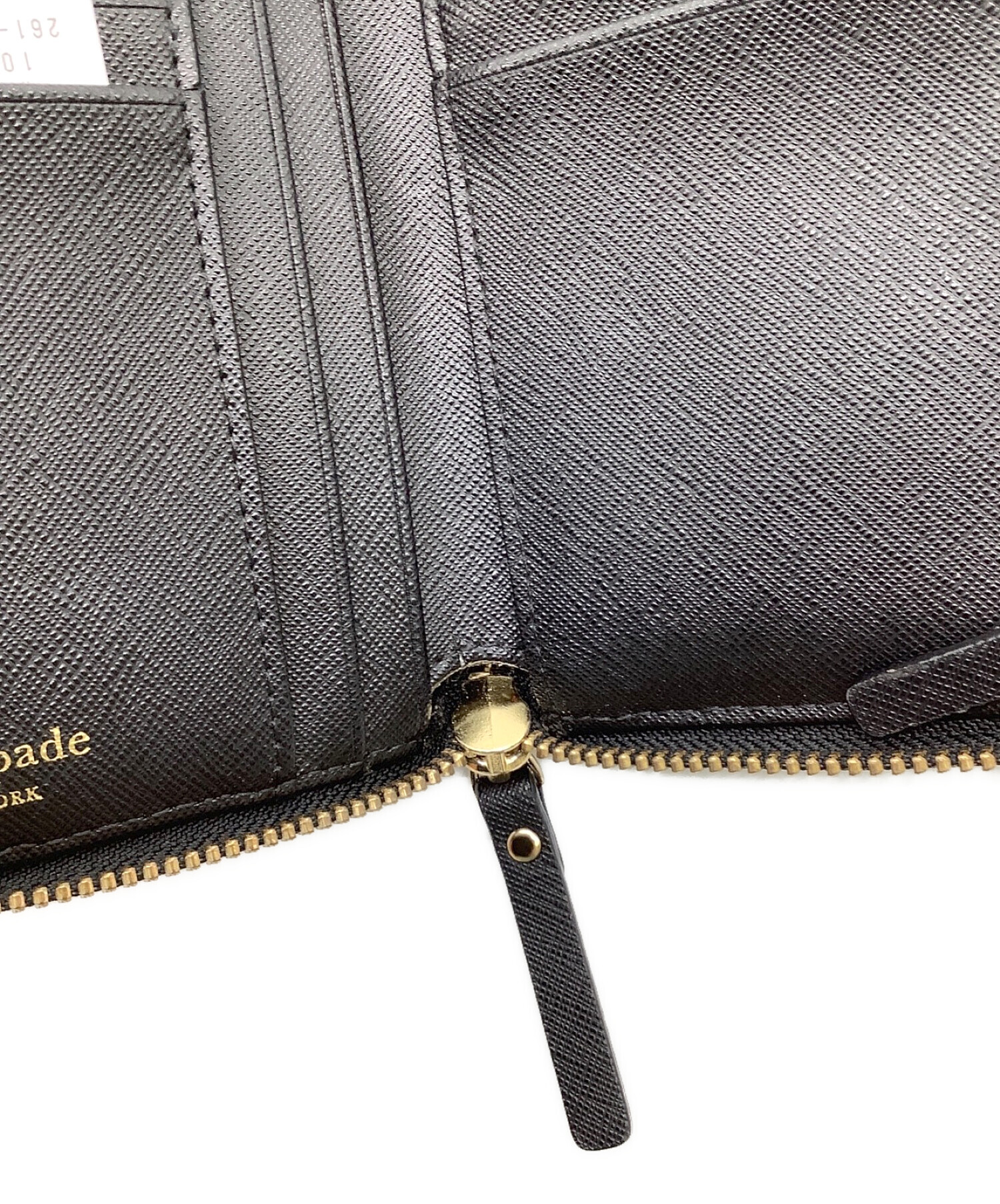 中古・古着通販】Kate Spade (ケイトスペード) 2つ折り財布 ブラック