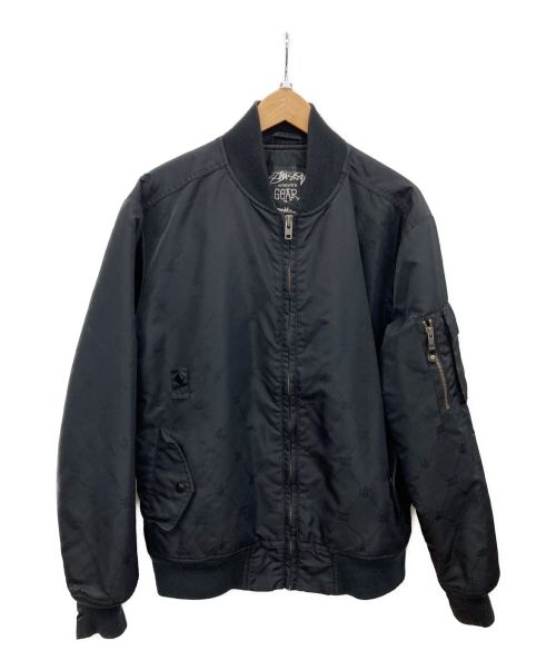 中古・古着通販】stussy (ステューシー) MA-1ジャケット ブラック