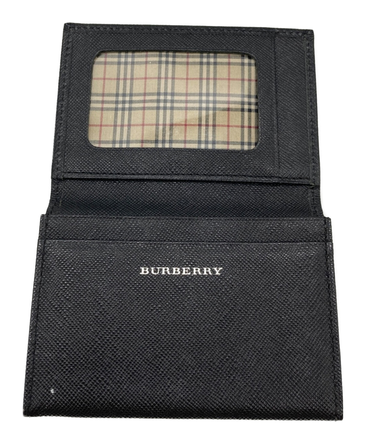 中古・古着通販】BURBERRY (バーバリー) パスケース ブラック