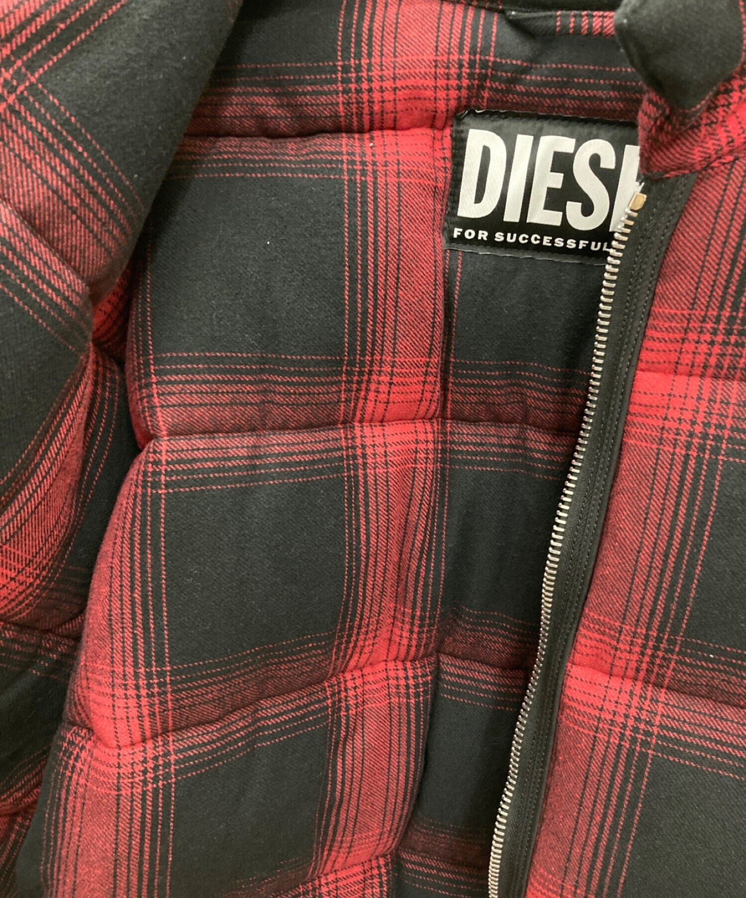 中古・古着通販】DIESEL (ディーゼル) デニムジャケット＆チェック