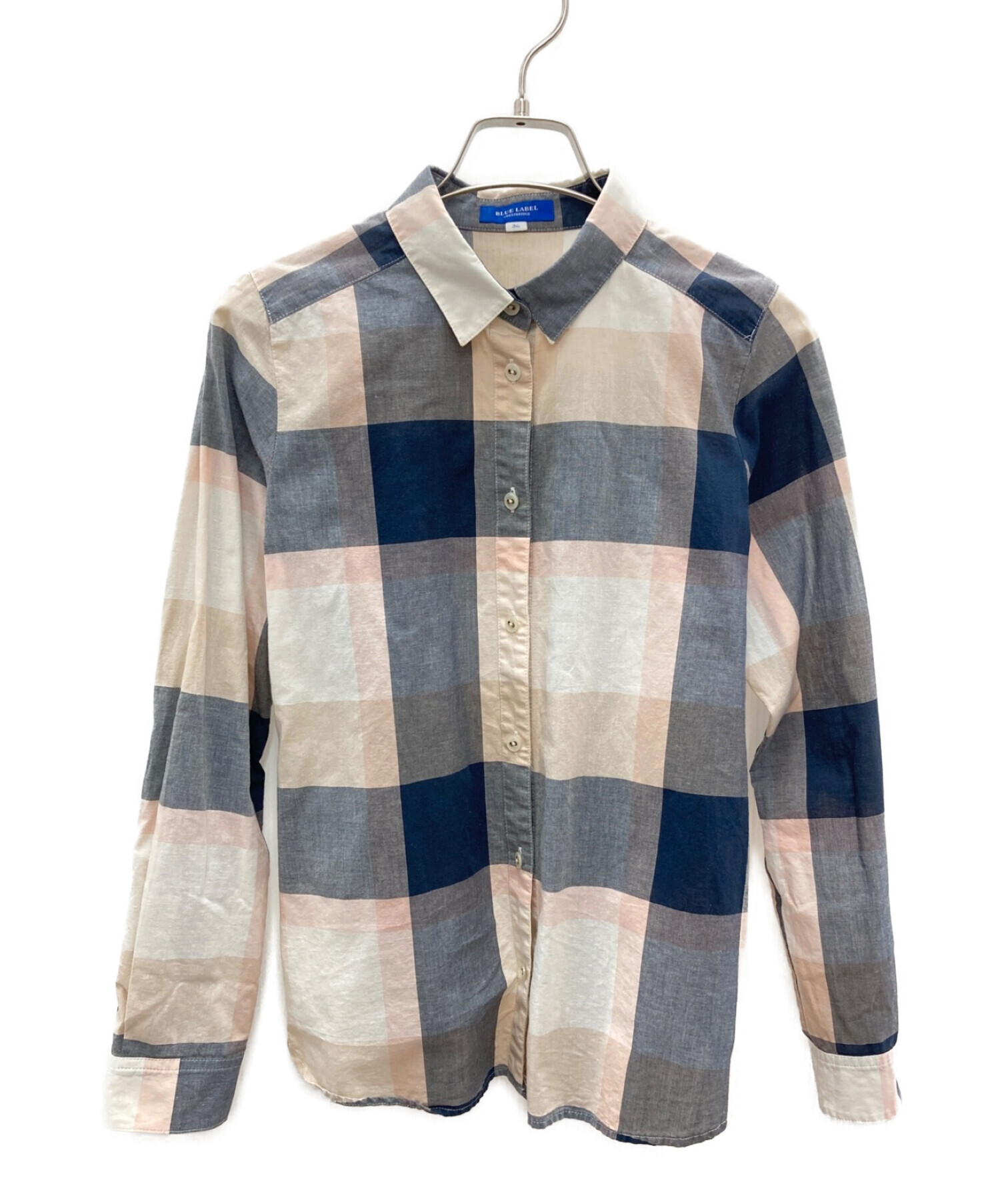 8,064円ブルーレーベルクレストブリッジ　チェックシャツ　36サイズ新品未使用
