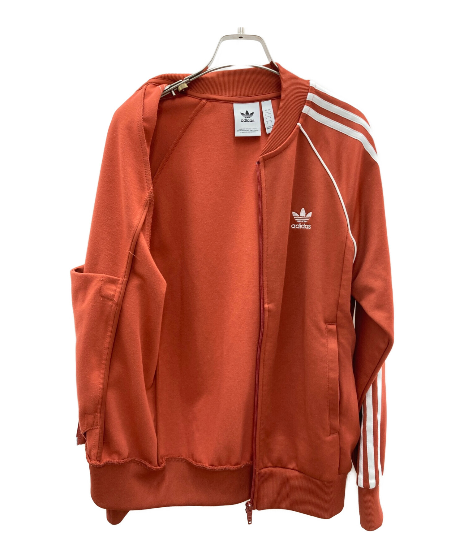 adidas (アディダス) セットアップジャージ ブラウン サイズ:L