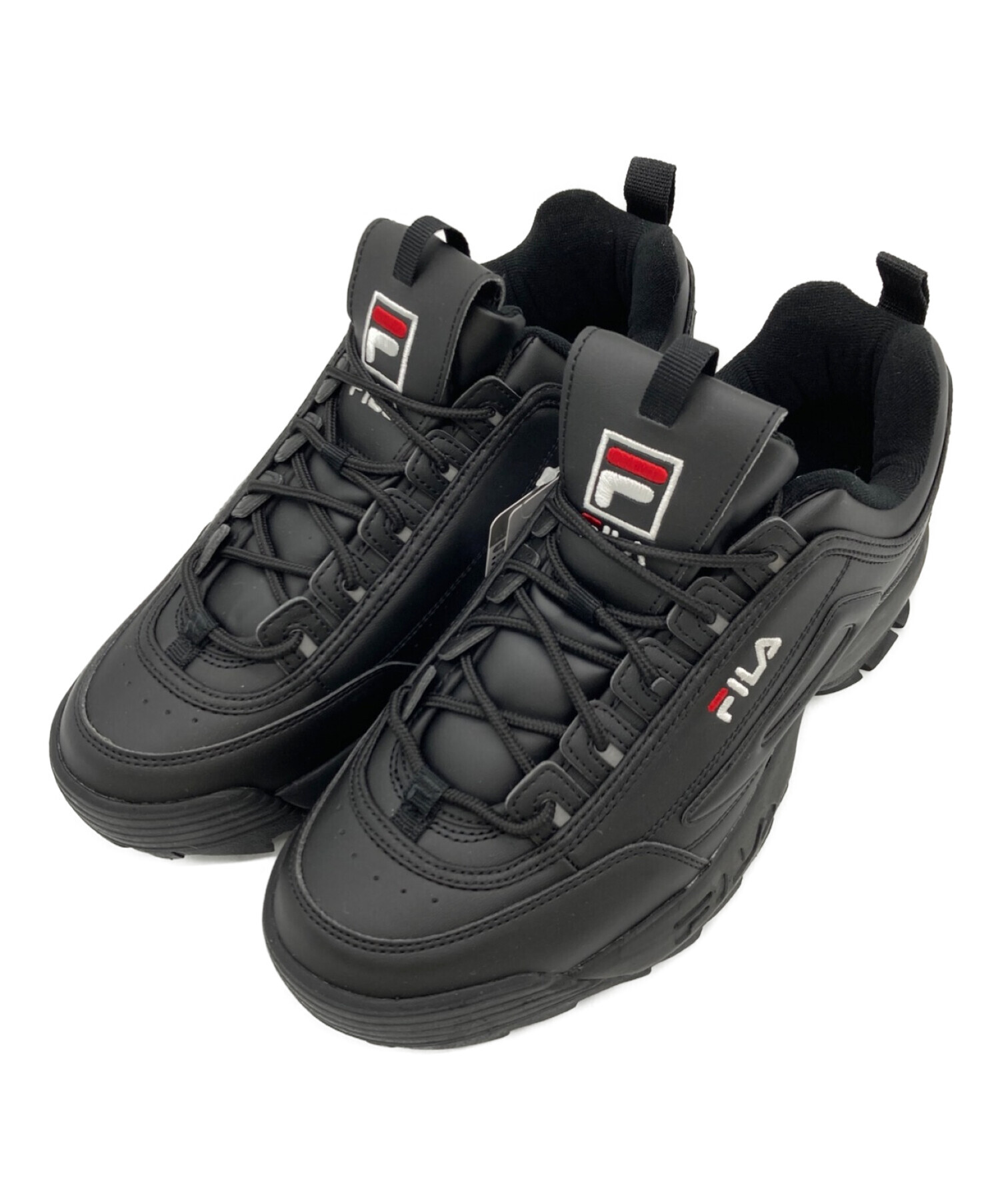 中古・古着通販】FILA (フィラ) スニーカー ブラック サイズ:28 未使用