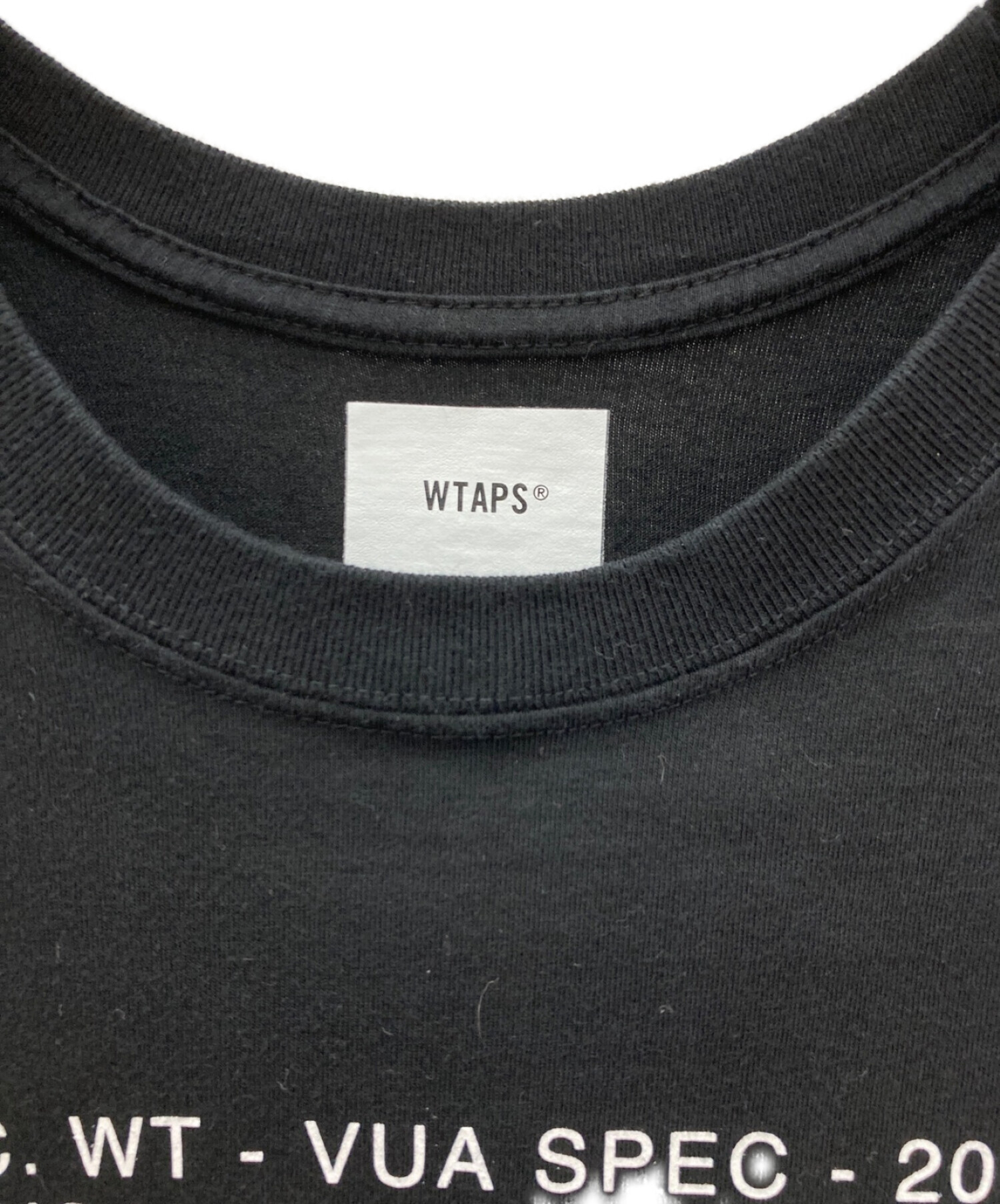 中古・古着通販】WTAPS (ダブルタップス) プリントTシャツ ブラック
