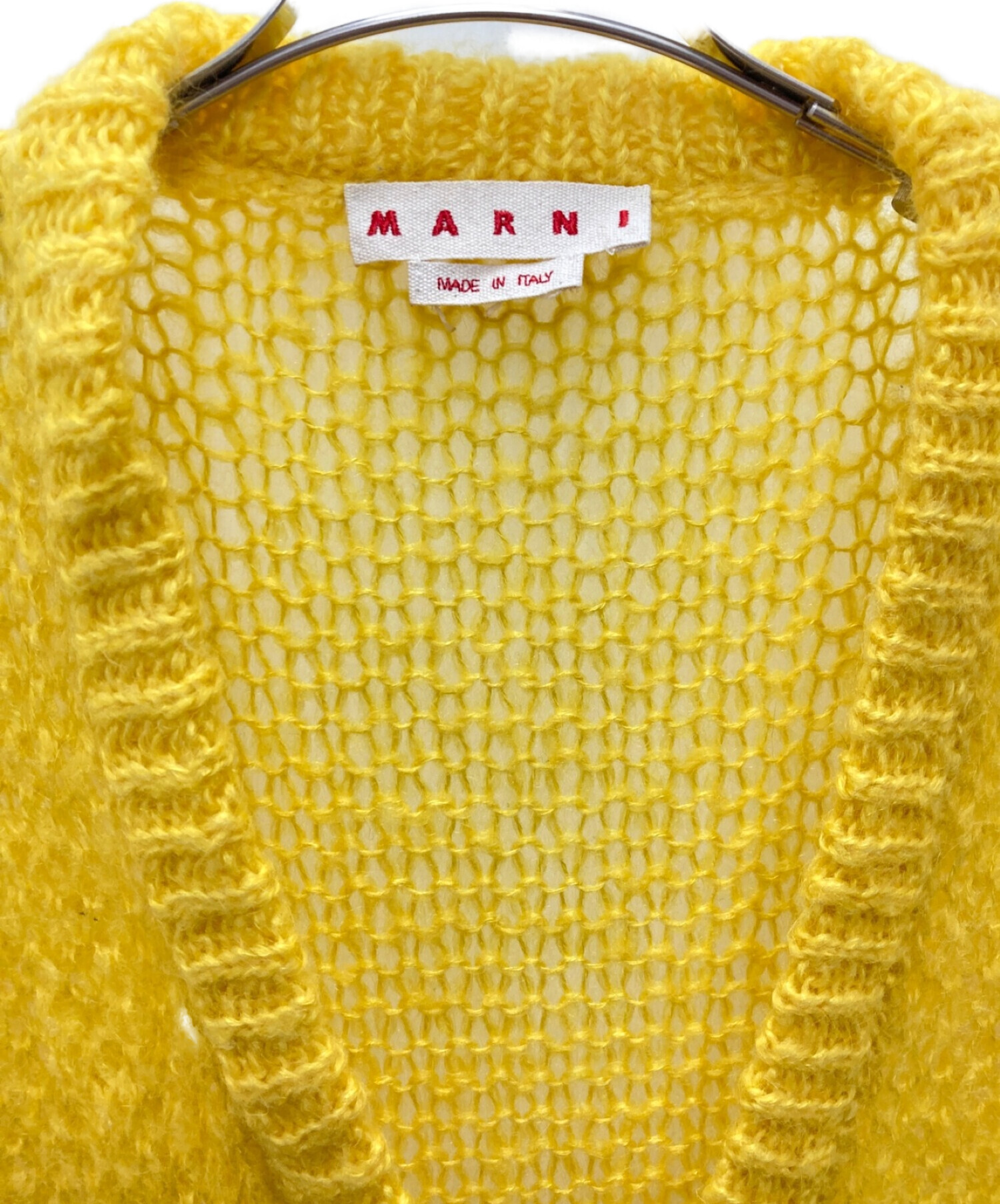 MARNI (マルニ) ニットカーディガン イエロー サイズ:36