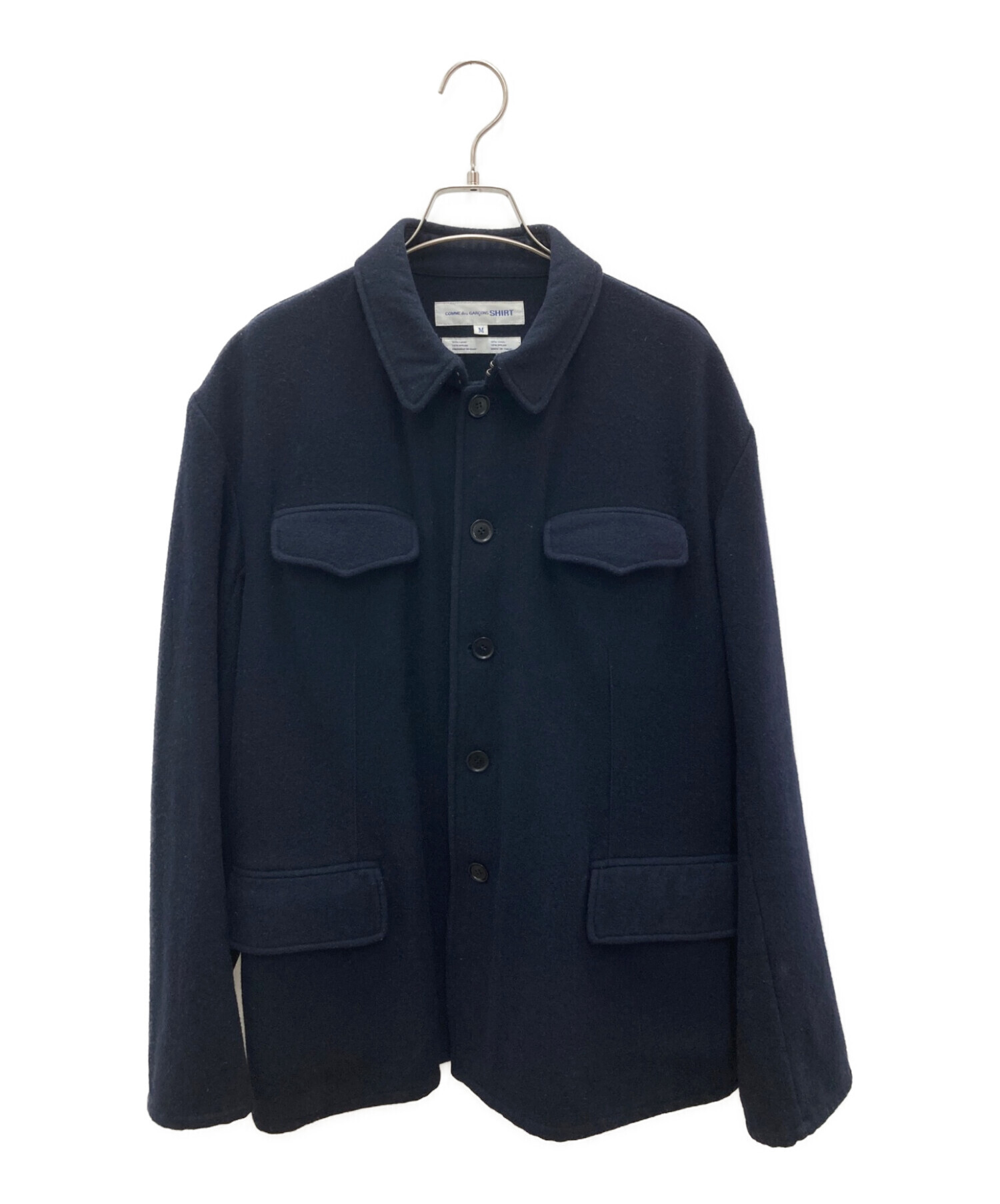 中古・古着通販】COMME des GARCONS (コムデギャルソン) ウールシャツ