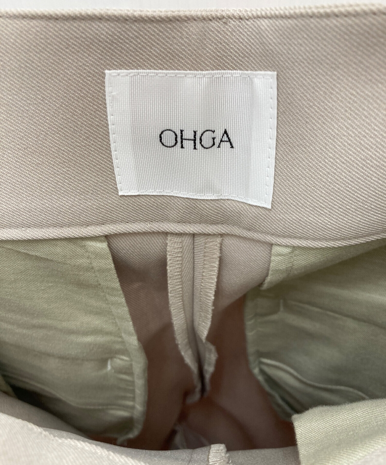 中古・古着通販】OHGA (オオガ) パンツ カーキ サイズ:S｜ブランド