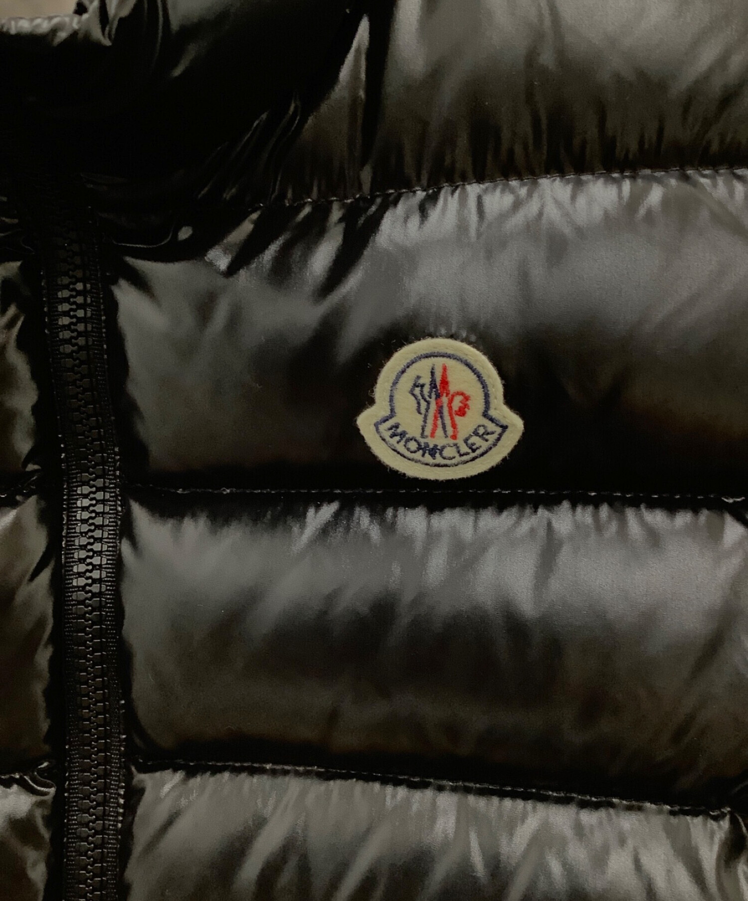 中古・古着通販】MONCLER (モンクレール) ダウンベスト ブラック