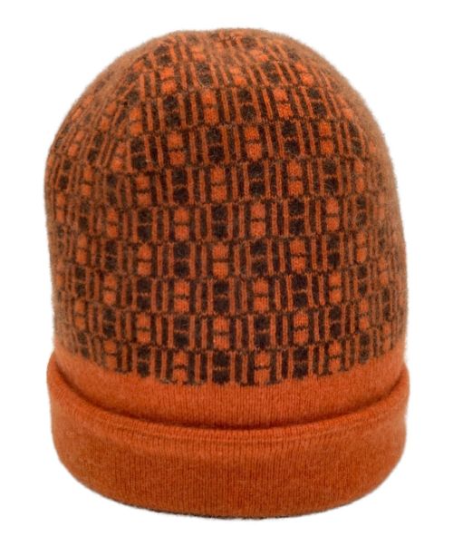 セール中❣️ HERMES エルメス 帽子 タオル地 オレンジ色かえる出品物