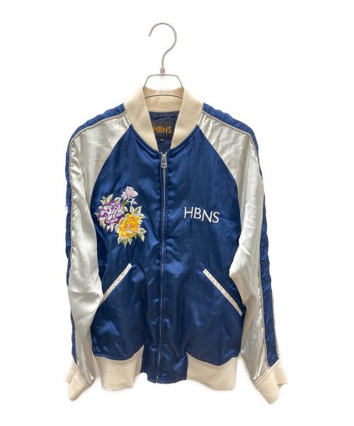 【激レア】HBNS ハバノス 刺繍ロゴ スカジャン スーベニアジャケット古着屋MAXCOM