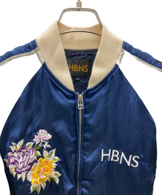 HBNS (ハバノス) スカジャン ブルー サイズ:S