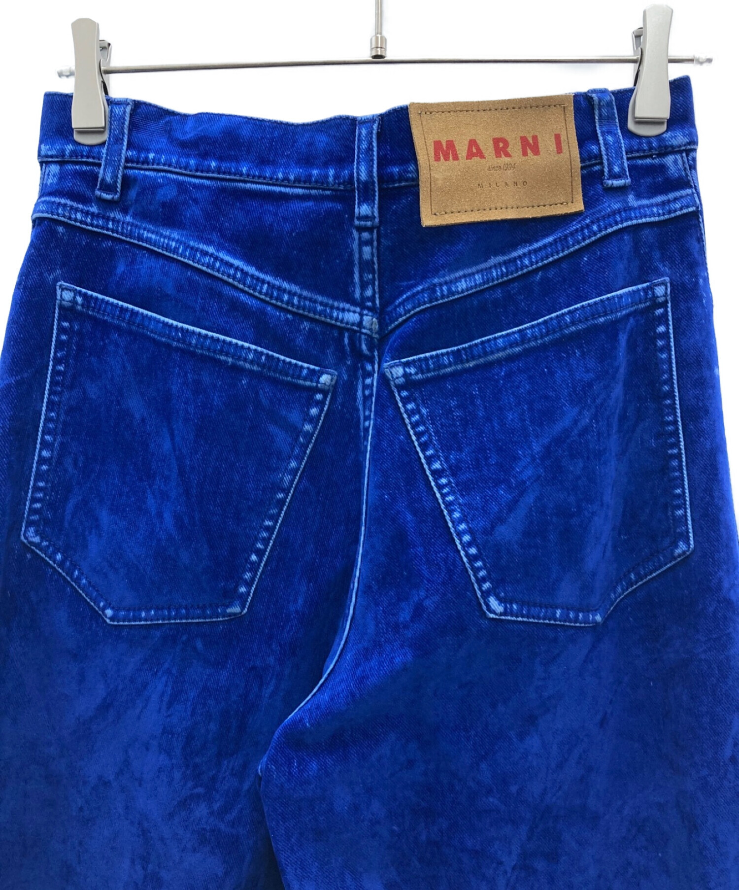 中古・古着通販】MARNI (マルニ) ワイドパンツ ブルー サイズ:38