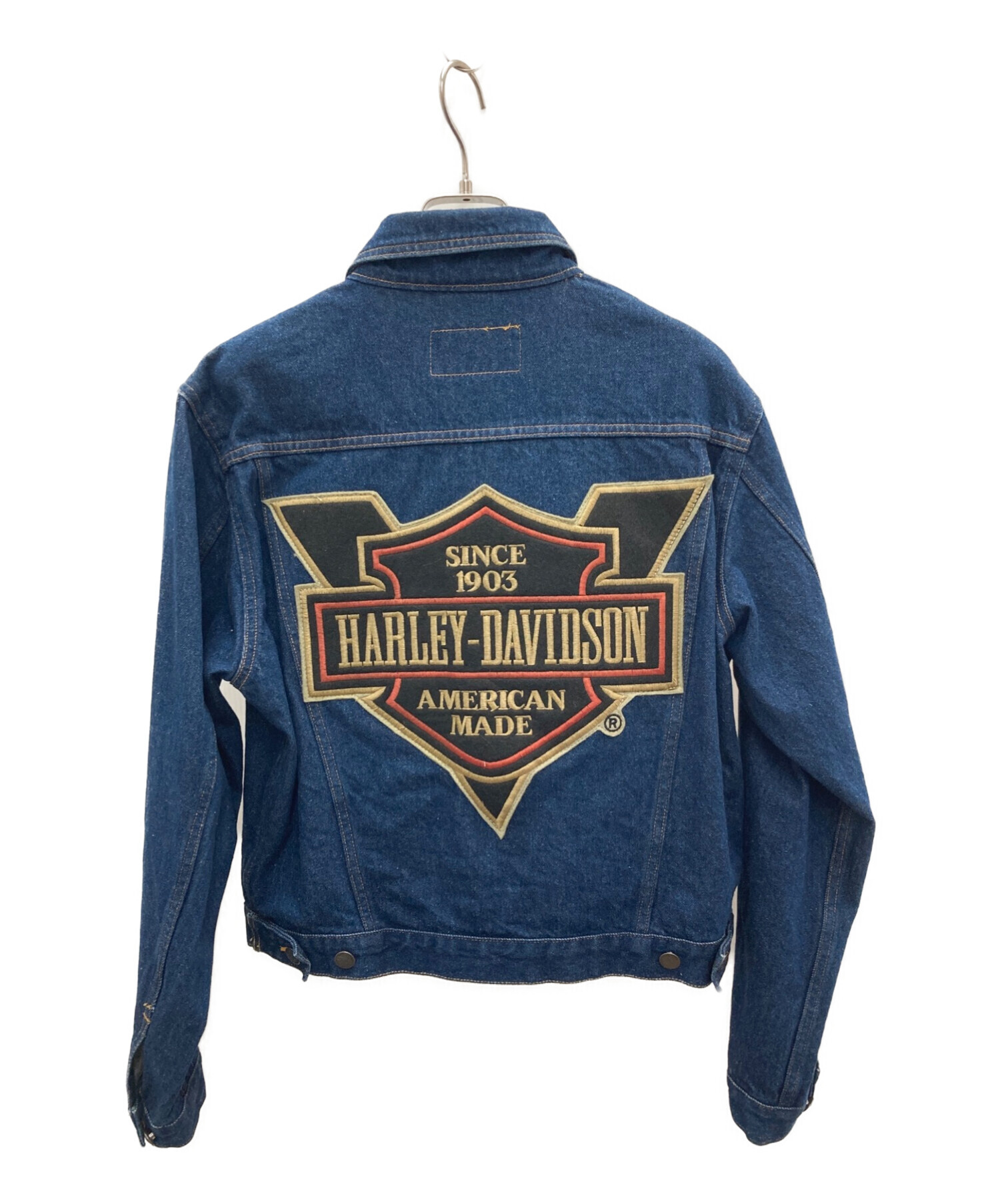 中古・古着通販】HARLEY-DAVIDSON (ハーレーダビッドソン) バック刺繍デニムジャケット ブルー サイズ:Ｍ｜ブランド・古着通販  トレファク公式【TREFAC FASHION】スマホサイト