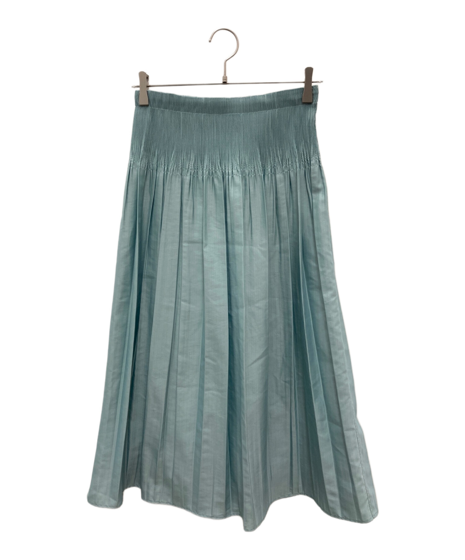 AMACA (アマカ) ジャカードシャーリングスカート ミント サイズ:38
