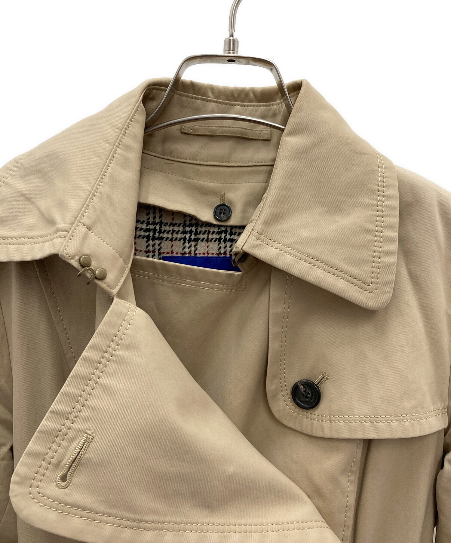 BURBERRY BLUE LABEL (バーバリーブルーレーベル) トレンチコート カーキ サイズ:M