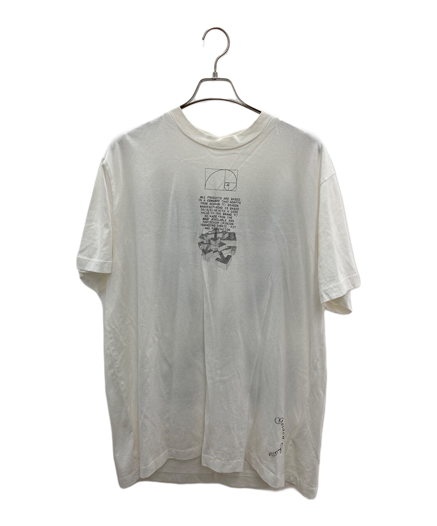 中古・古着通販】OFFWHITE (オフホワイト) カットソー ホワイト サイズ:S｜ブランド・古着通販 トレファク公式【TREFAC  FASHION】スマホサイト