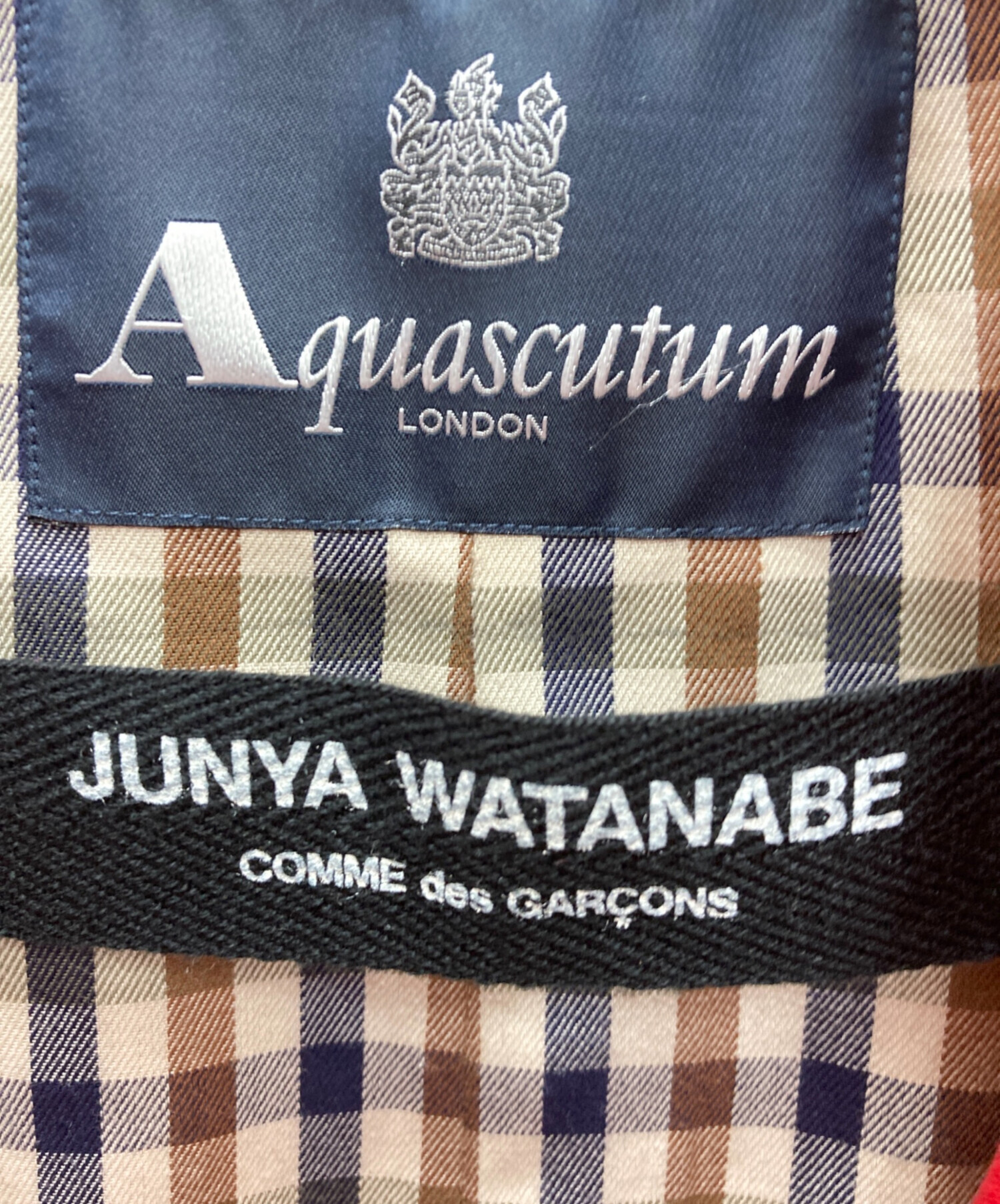 中古・古着通販】JUNYA WATANABE COMME des GARCONS ((ジュンヤワタナベ コムデギャルソン) Aquascutum ( アクアスキュータム) トレンチコート レッド サイズ:UK 34 未使用品｜ブランド・古着通販 トレファク公式【TREFAC  FASHION】スマホサイト