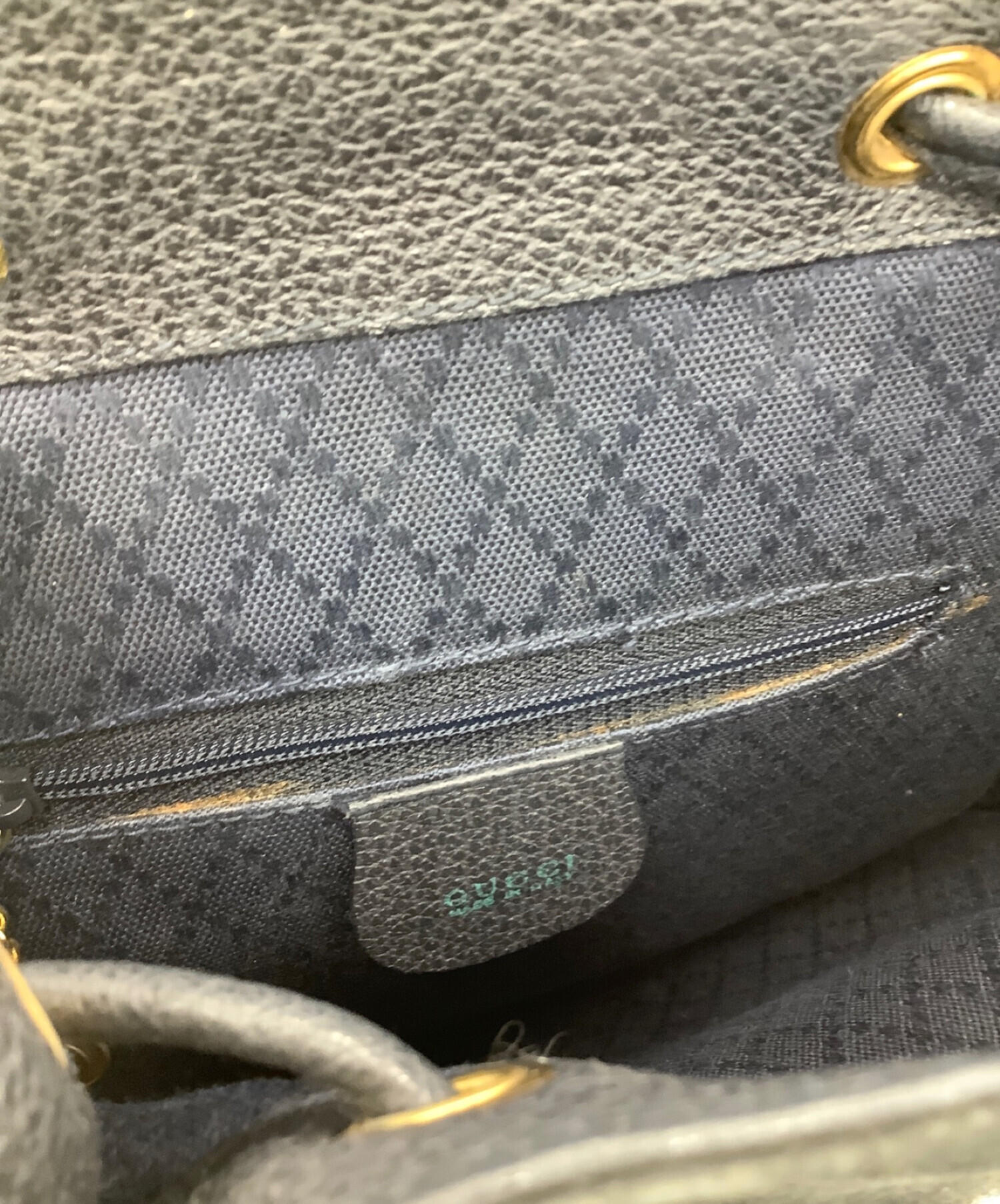 中古・古着通販】GUCCI (グッチ) バンブーミニリュック グレー