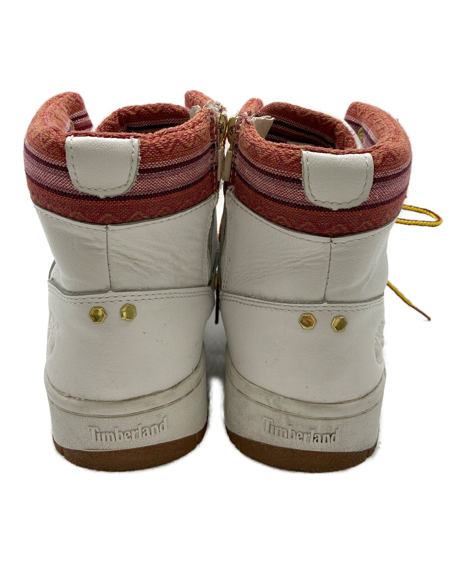Timberland (ティンバーランド) ハイカットワークブーツ ホワイト サイズ:26.5cm