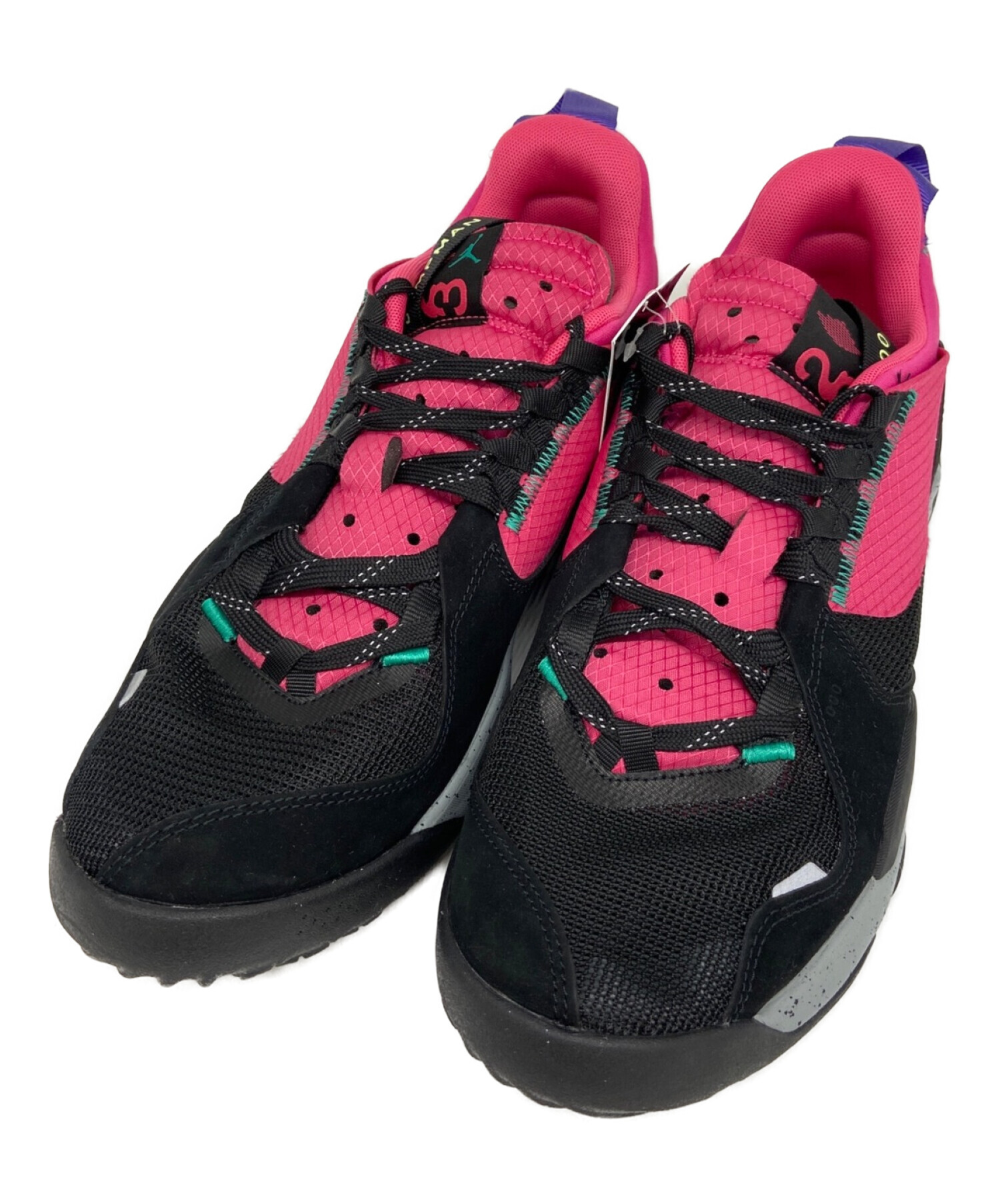 中古・古着通販】NIKE (ナイキ) スニーカー ブラック×パープル サイズ