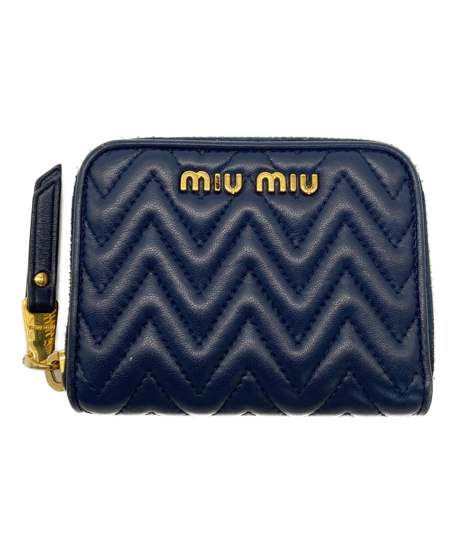 中古・古着通販】MIU MIU (ミュウミュウ) コインケース ネイビー