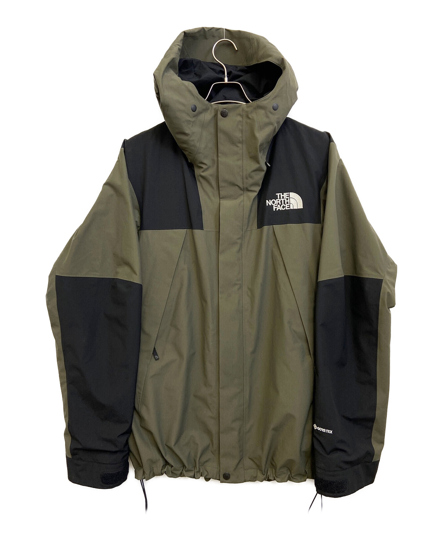 THE NORTH FACE (ザ ノース フェイス) マウンテンジャケット オリーブ×ブラック サイズ:XXL