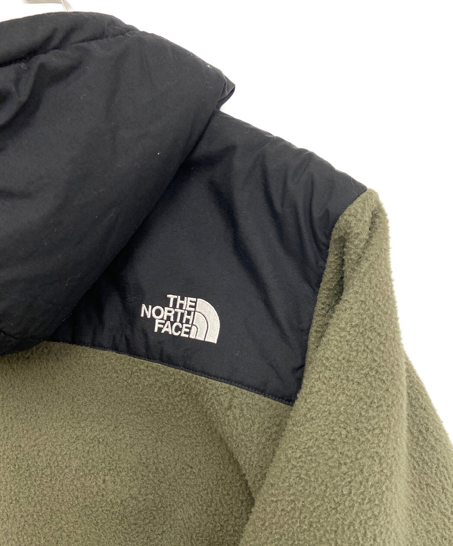 THE NORTH FACE (ザ ノース フェイス) デナリフーディ グリーン×ブラック サイズ:L