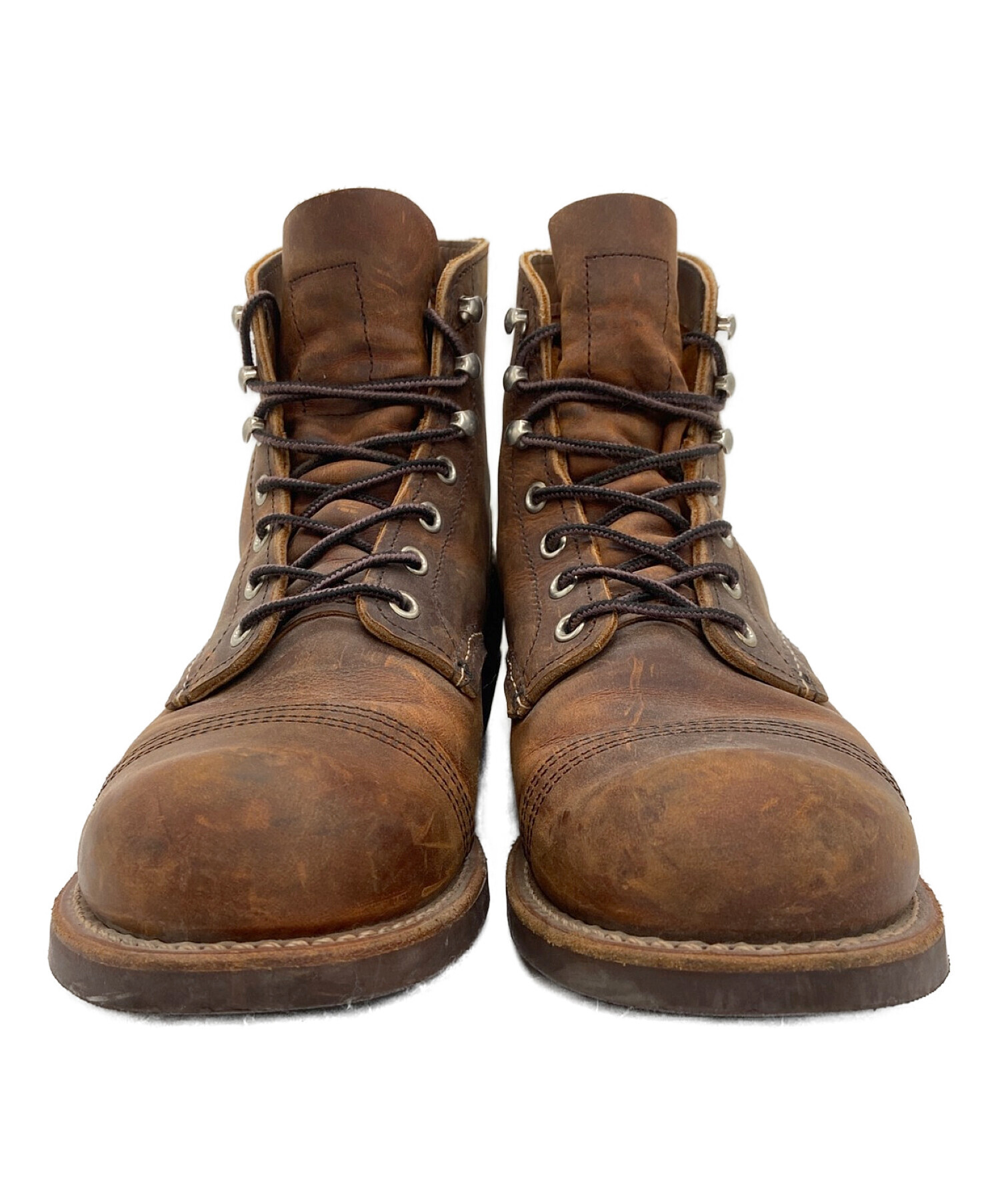 中古・古着通販】RED WING (レッドウィング) レザーブーツ ブラウン