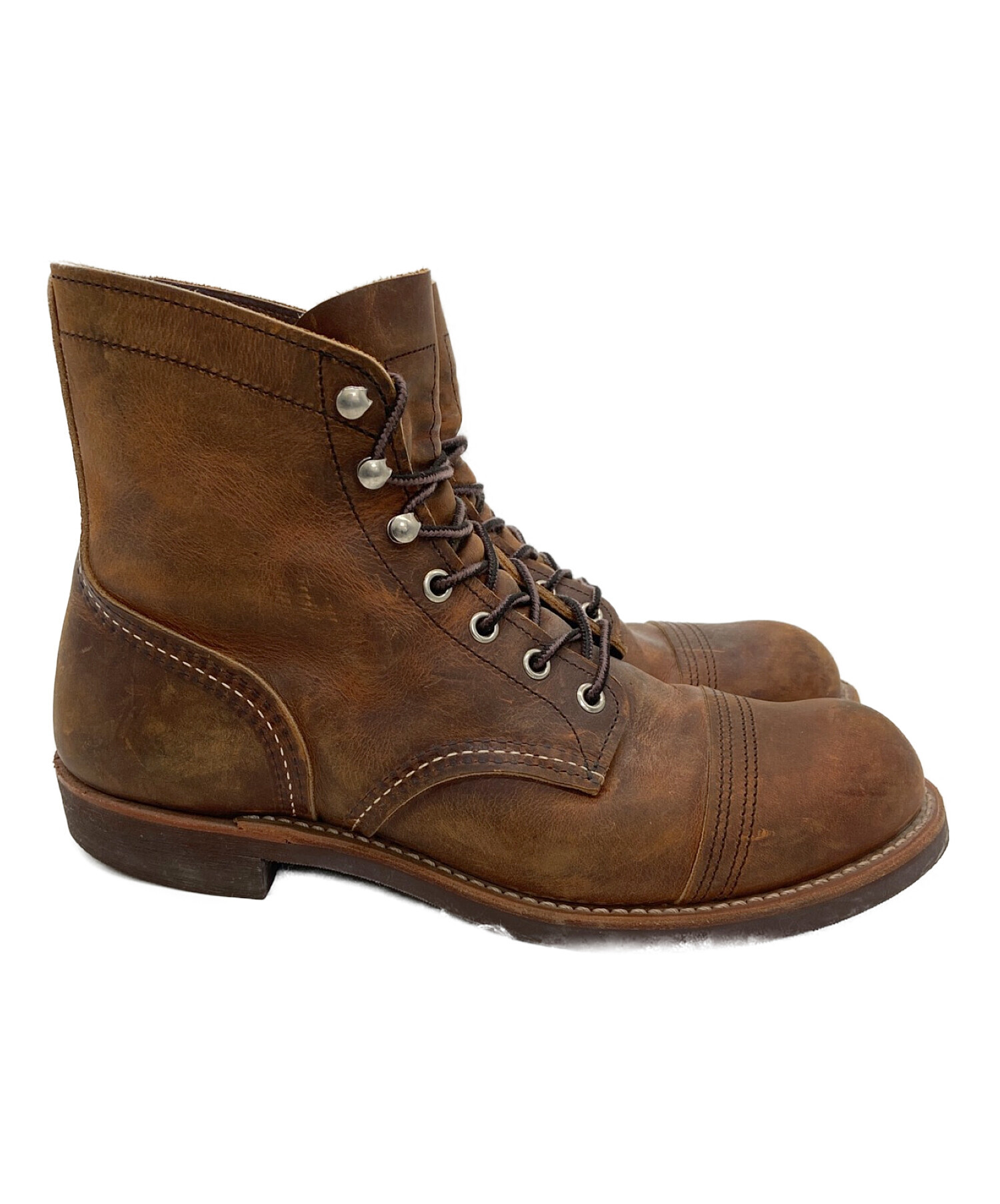 中古・古着通販】RED WING (レッドウィング) レザーブーツ ブラウン