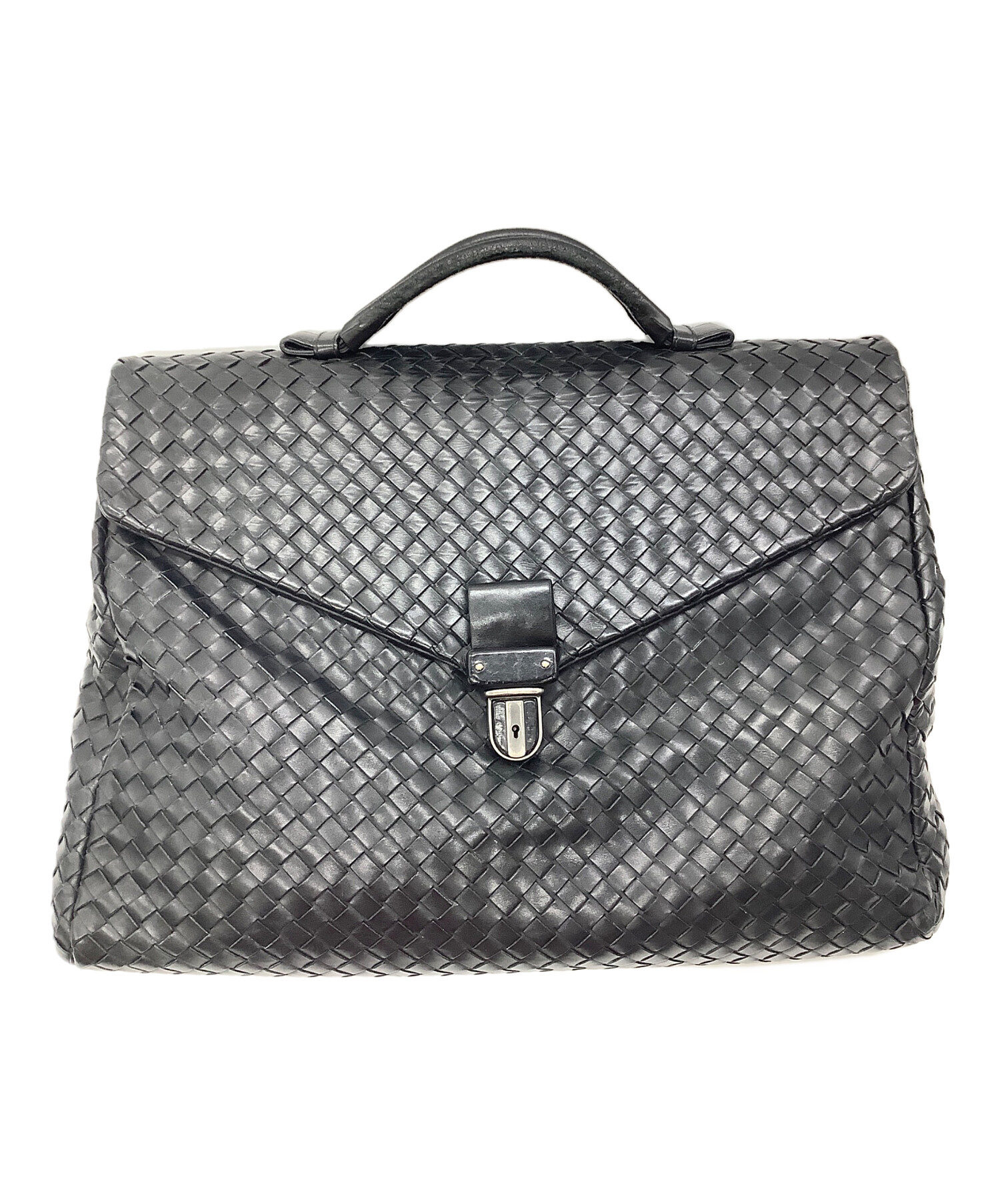 中古・古着通販】BOTTEGA VENETA (ボッテガベネタ) ブリーフケース ブラック｜ブランド・古着通販 トレファク公式【TREFAC  FASHION】スマホサイト