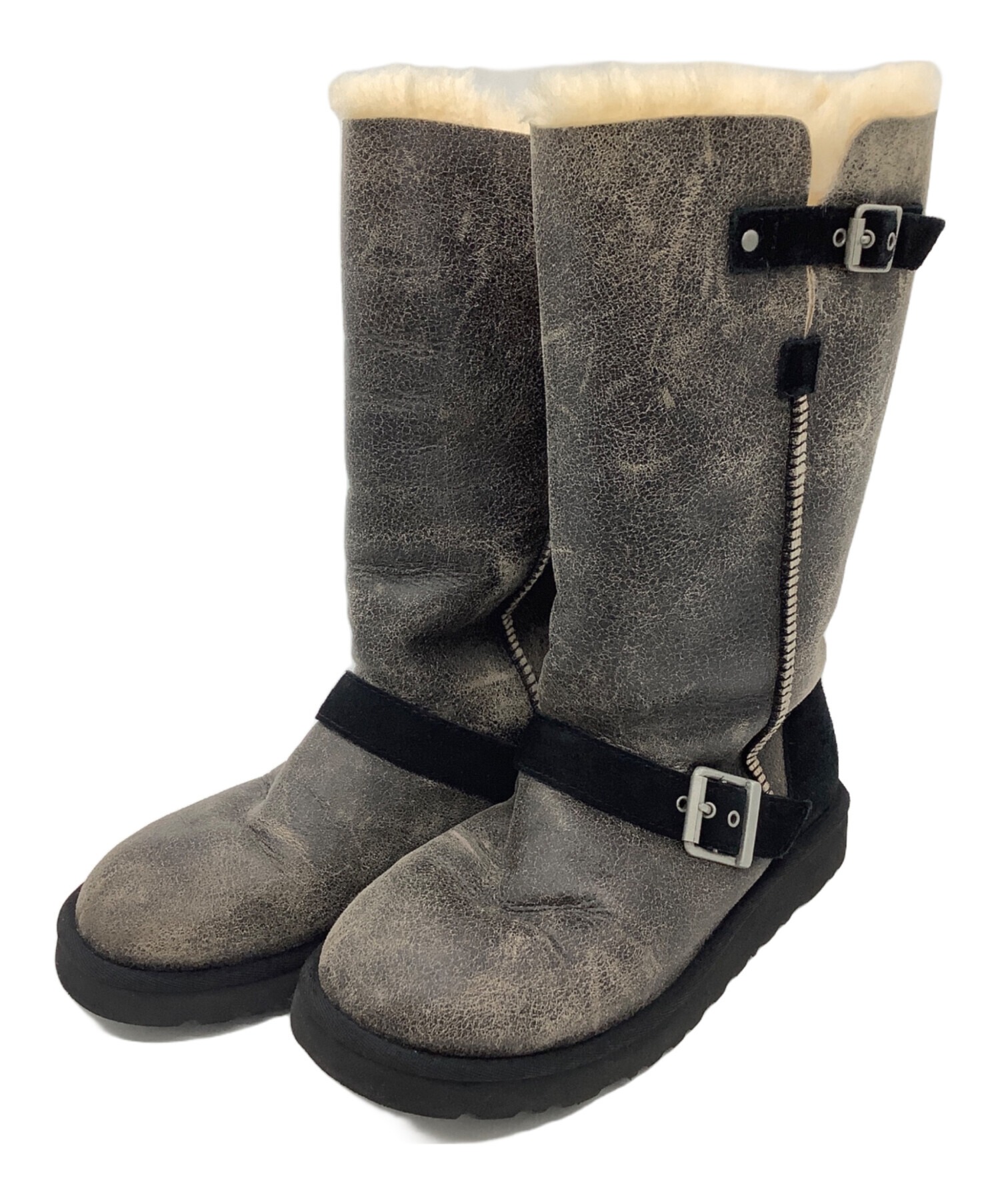 中古・古着通販】UGG (アグ) ムートンブーツ ブラック サイズ:24cm｜ブランド・古着通販 トレファク公式【TREFAC  FASHION】スマホサイト