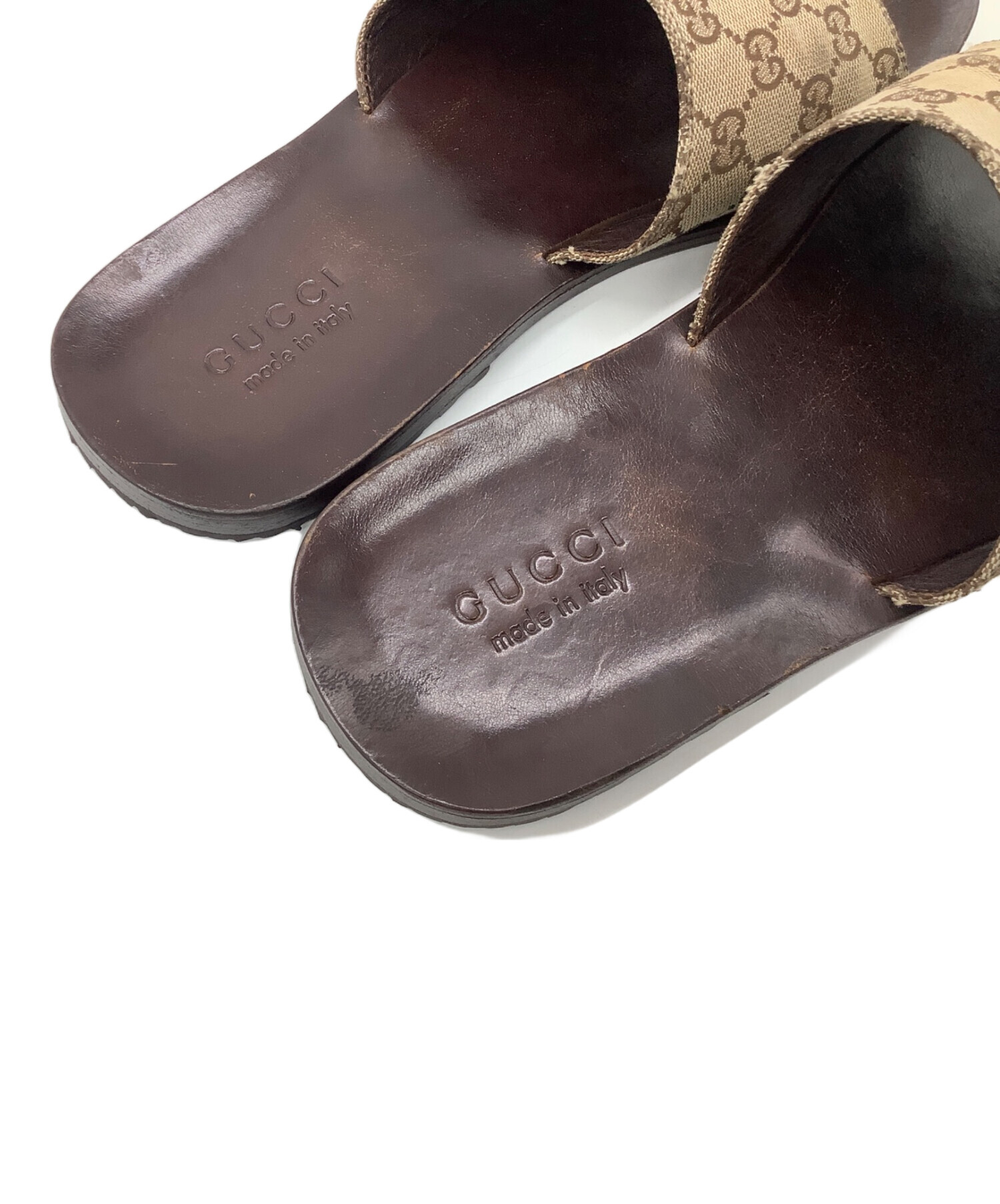 中古・古着通販】GUCCI (グッチ) サンダル ブラウン サイズ:40 1/2｜ブランド・古着通販 トレファク公式【TREFAC  FASHION】スマホサイト