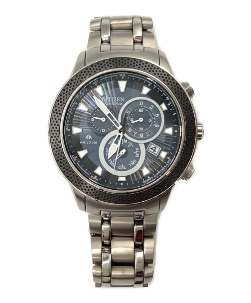 【中古・古着通販】CITIZEN (シチズン) クロノグラフ ブラック