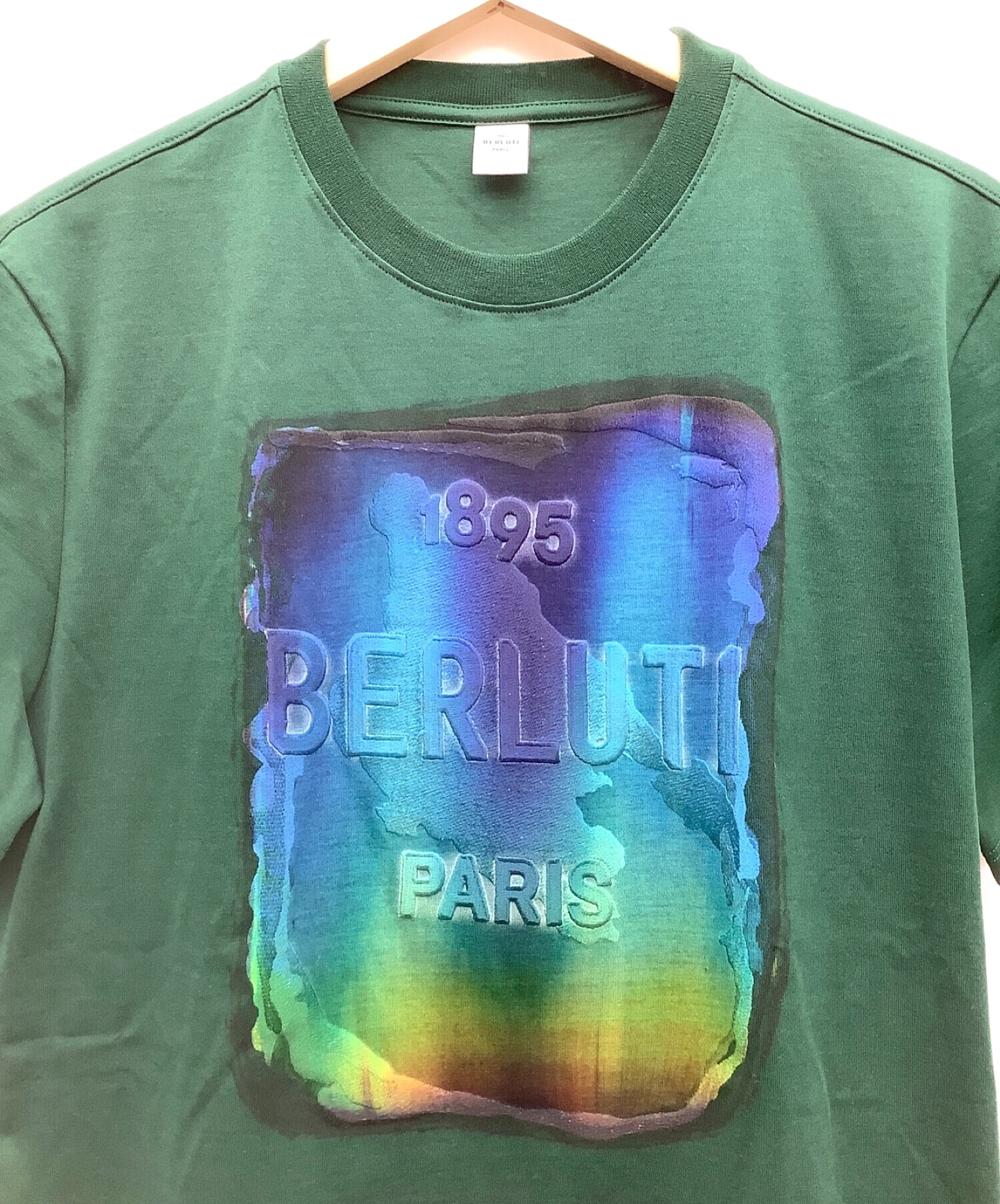 中古・古着通販】Berluti (ベルルッティ) プリントTシャツ グリーン