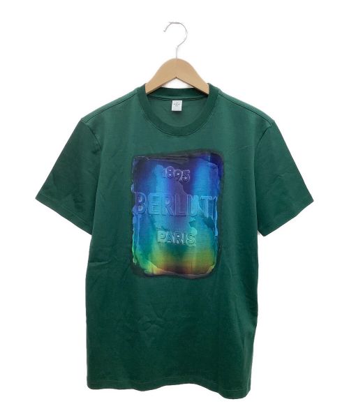 中古・古着通販】Berluti (ベルルッティ) プリントTシャツ グリーン