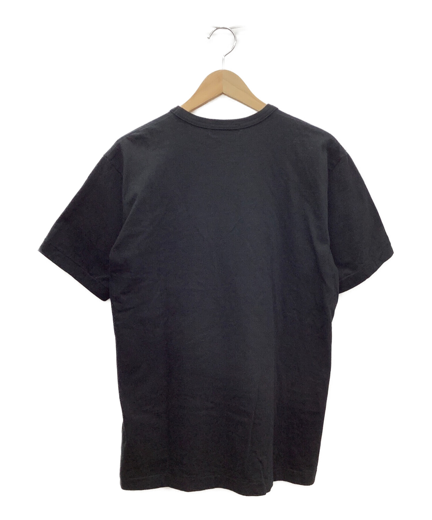 BLACK COMME des GARCONS (ブラックコムデギャルソン) プリントカットソー ブラック サイズ:XL