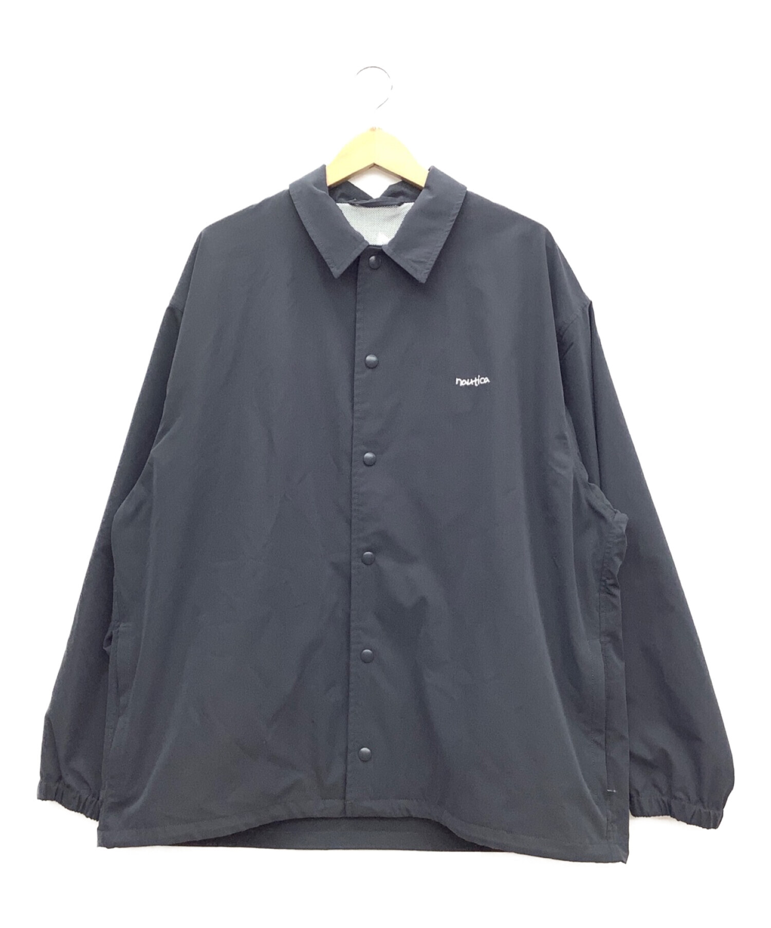 NAUTICA×FREAK'S STORE (ノーティカ×フリークスストア) コーチジャケット グレー サイズ:SIZE M