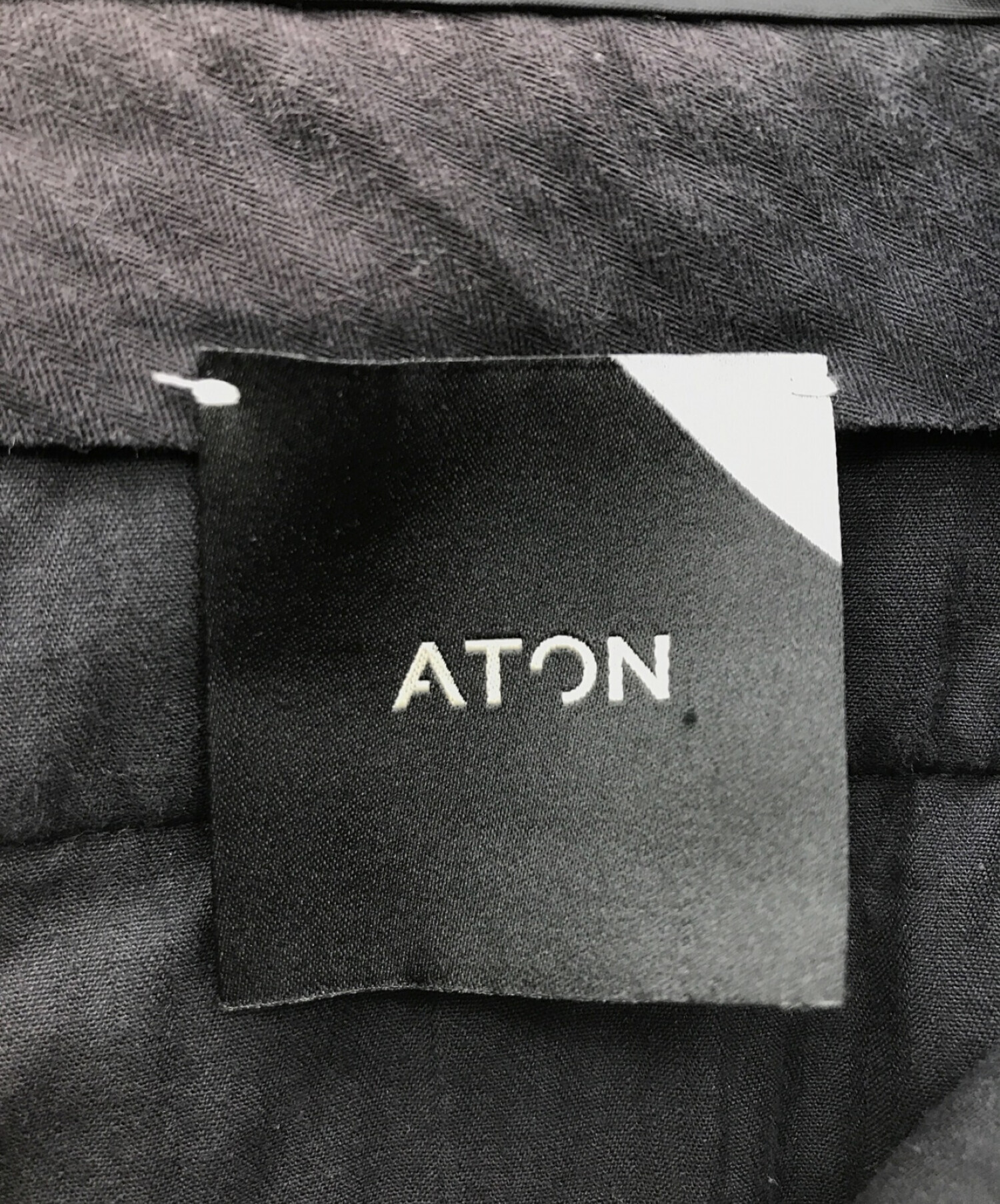 中古・古着通販】ATON (エイトン) パンツ オリーブ サイズ:02