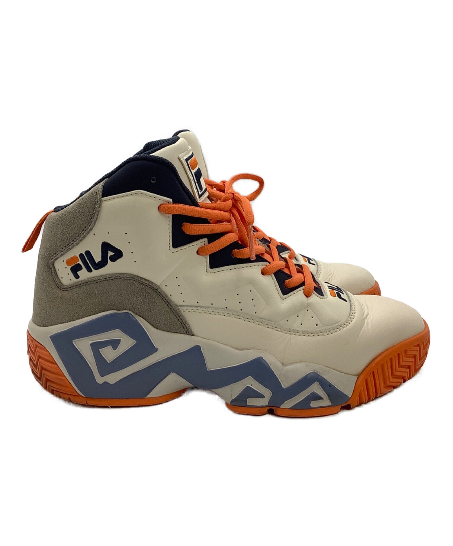 FILA (フィラ) ハイカットバスケットシューズ ベージュ サイズ:JP27.0