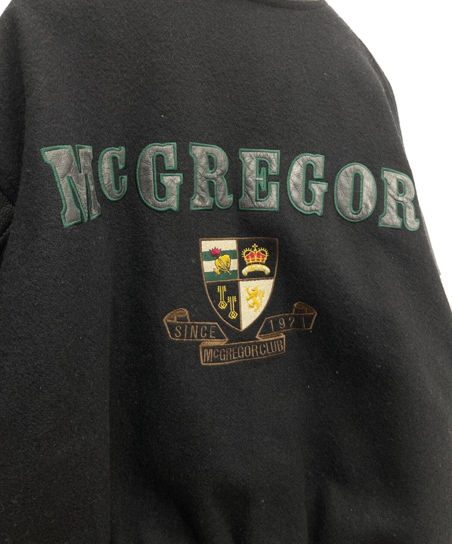 中古・古着通販】McGREGOR (マクレガー) レザー切替スタジャン 