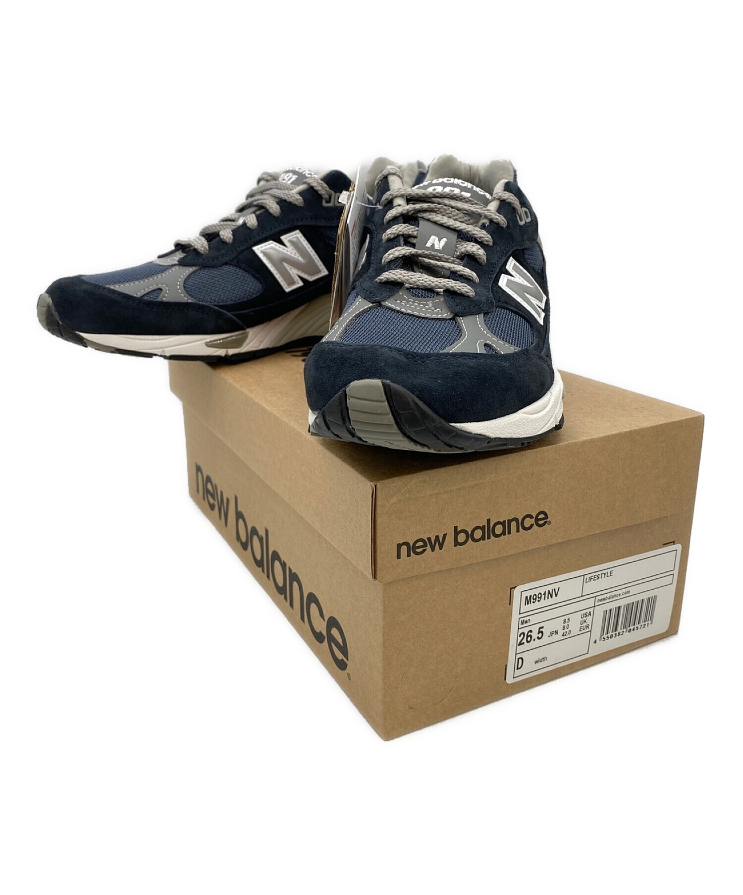 中古・古着通販】NEW BALANCE (ニューバランス) M991 MADE IN ENGLAND ネイビー サイズ:UK8｜ブランド・古着通販  トレファク公式【TREFAC FASHION】スマホサイト