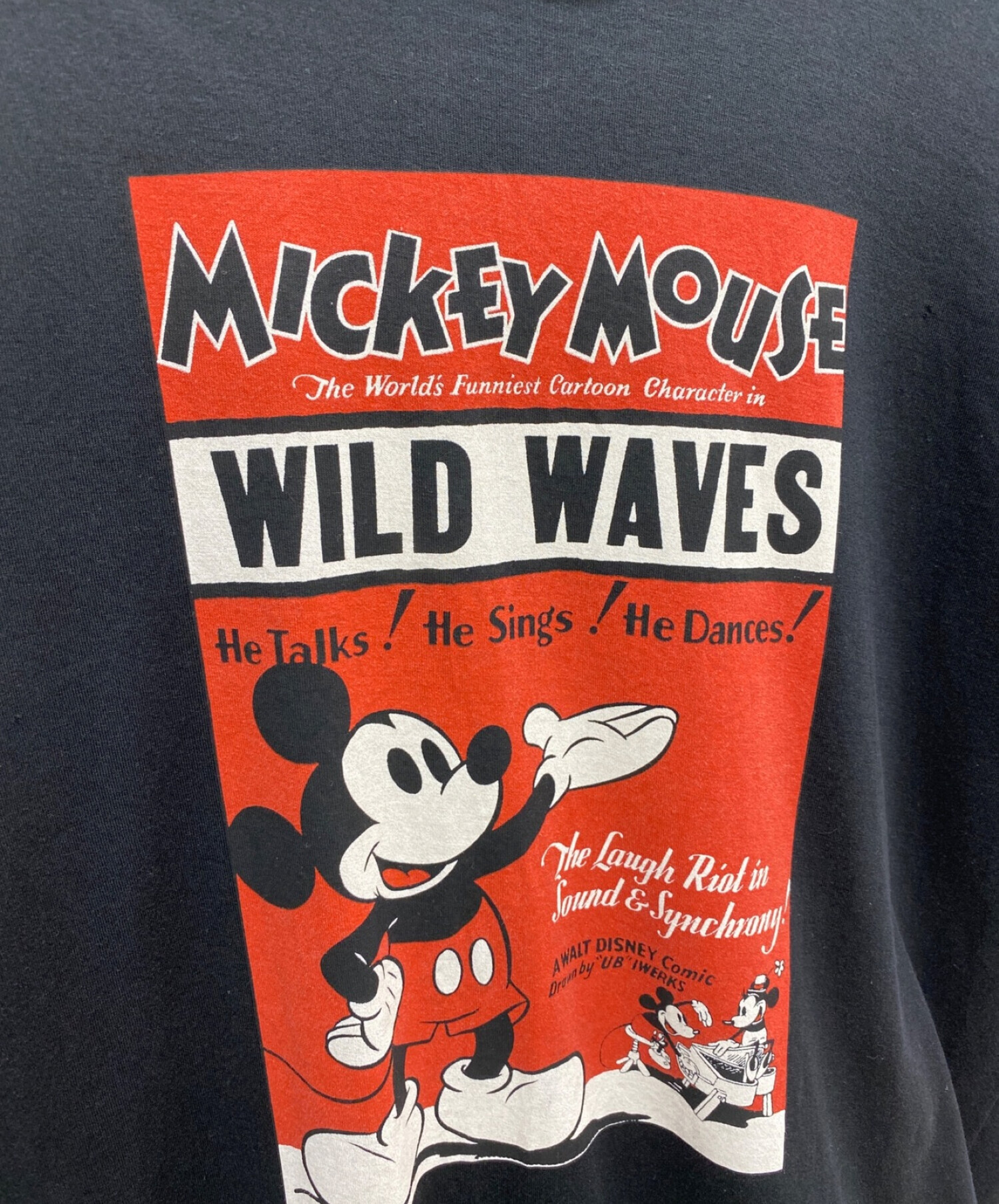 中古・古着通販】DOLCE & GABBANA (ドルチェ＆ガッバーナ) DISNEY (ディズニー) ミッキーマウスTシャツ ブラック  サイズ:48｜ブランド・古着通販 トレファク公式【TREFAC FASHION】スマホサイト